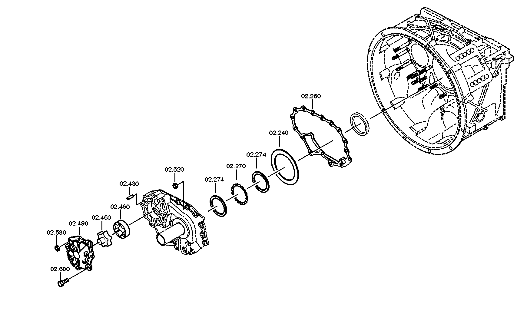 drawing for MAN 81.96601-0617 - GASKET (figure 1)