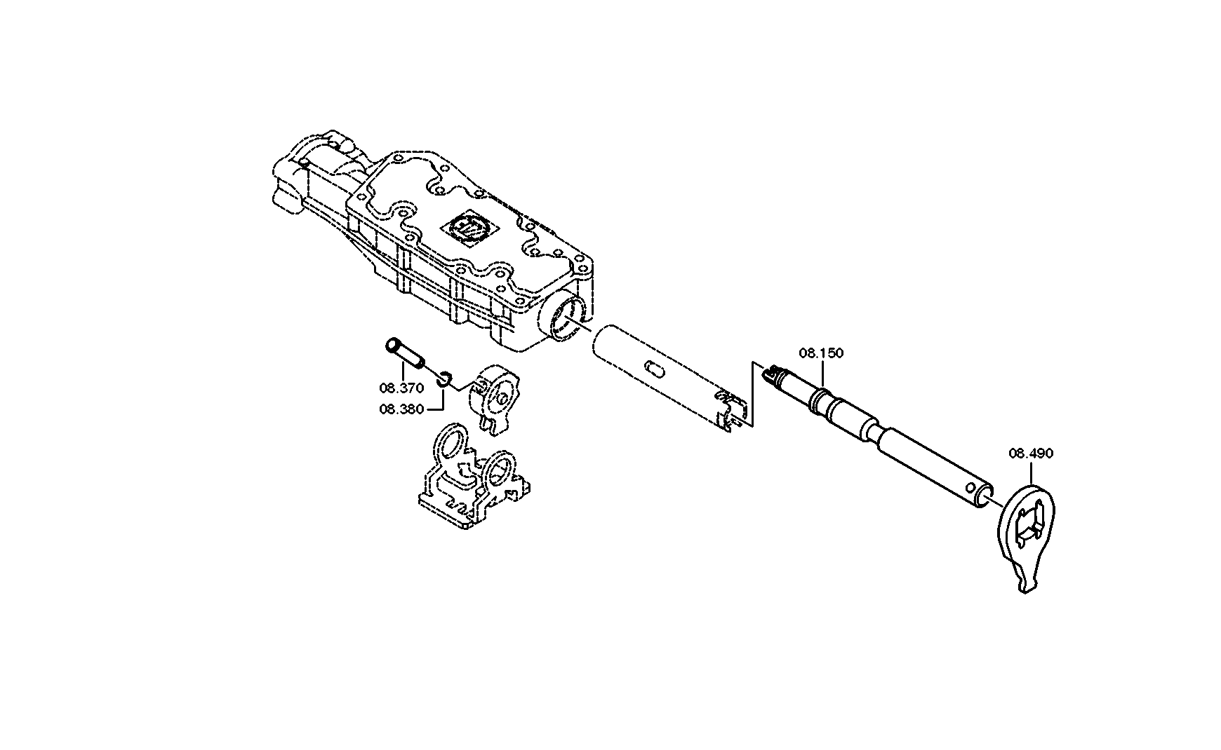 drawing for BOMBARDIER TRANSPORTATION 42557867 - HOUSING (figure 2)