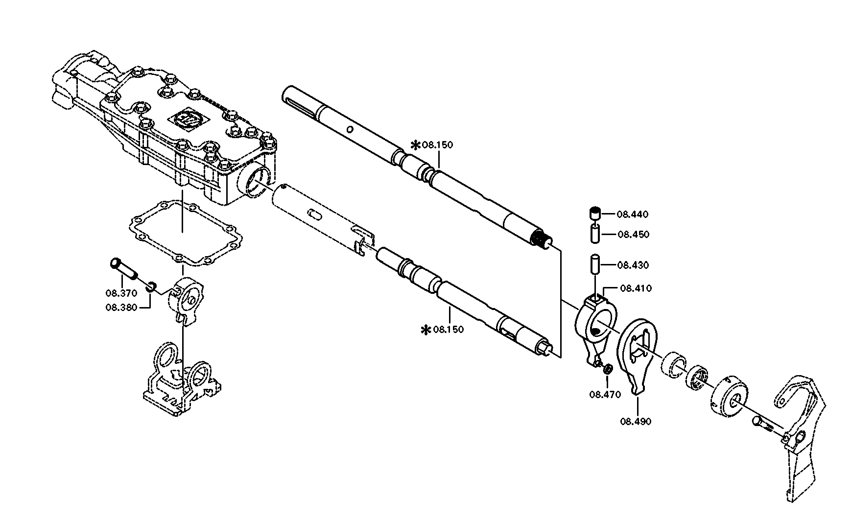 drawing for BOMBARDIER TRANSPORTATION 42557867 - HOUSING (figure 3)