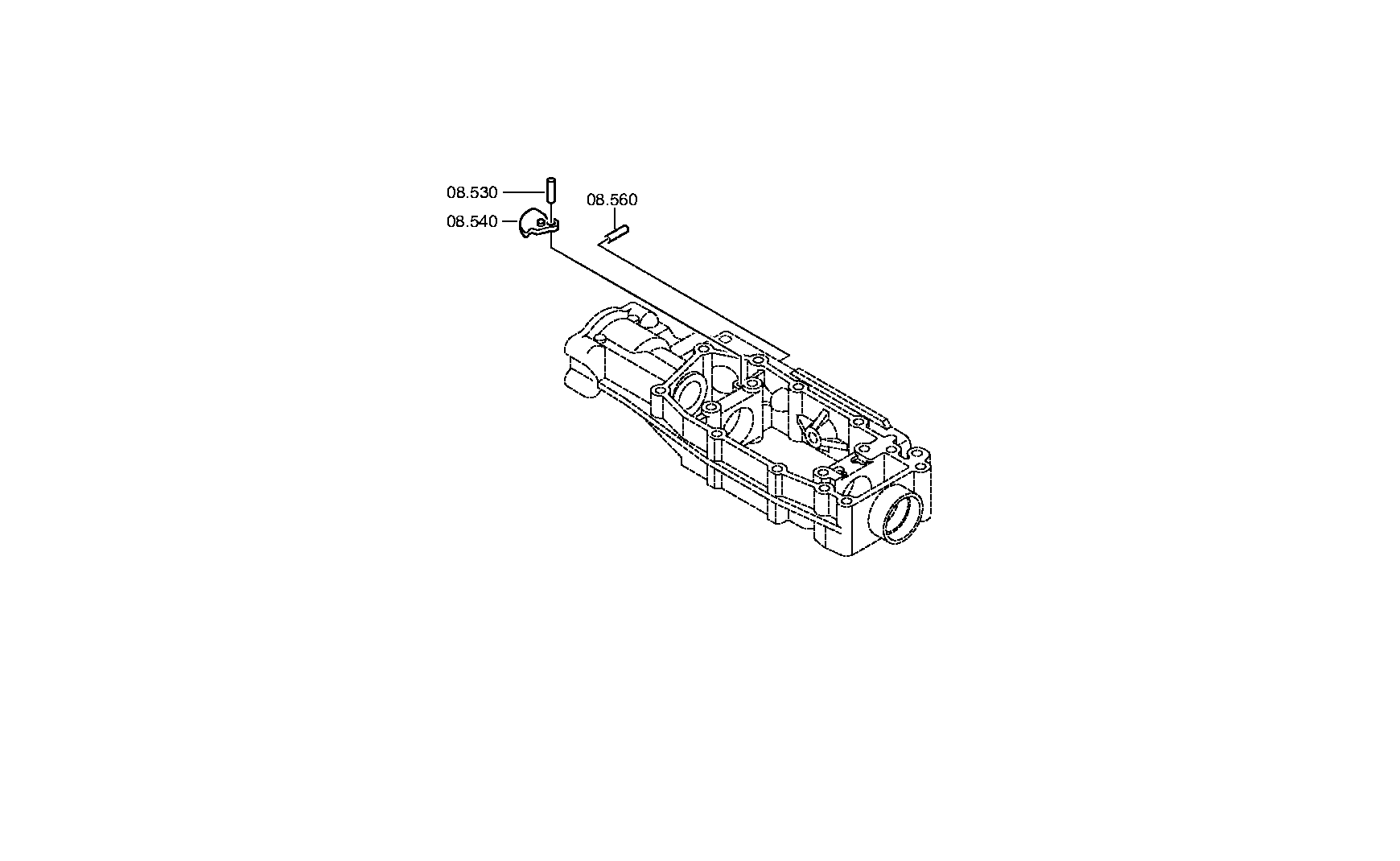 drawing for BOMBARDIER TRANSPORTATION 42557867 - HOUSING (figure 4)