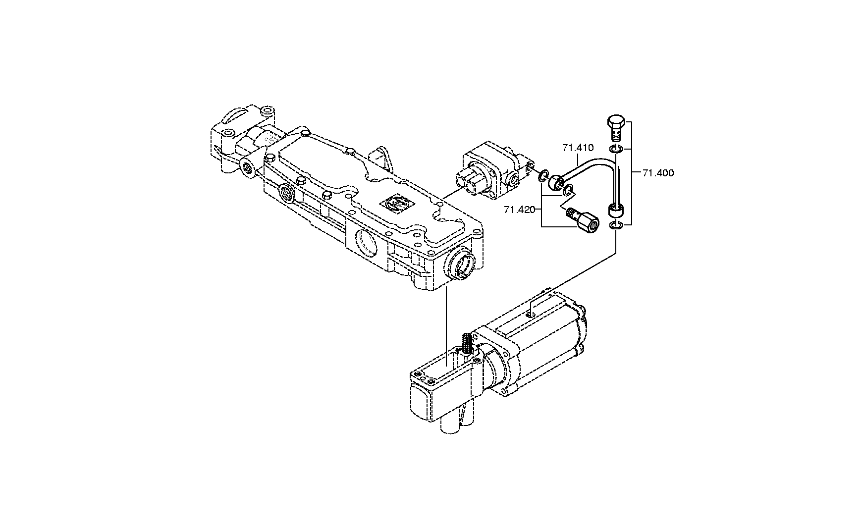 drawing for CNH NEW HOLLAND BHB76025993 - UNION SCREW (figure 3)