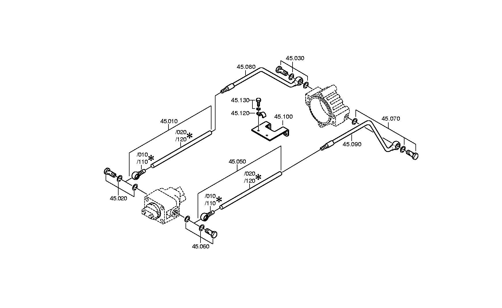 drawing for IVECO 5001849322 - TUBE (figure 1)