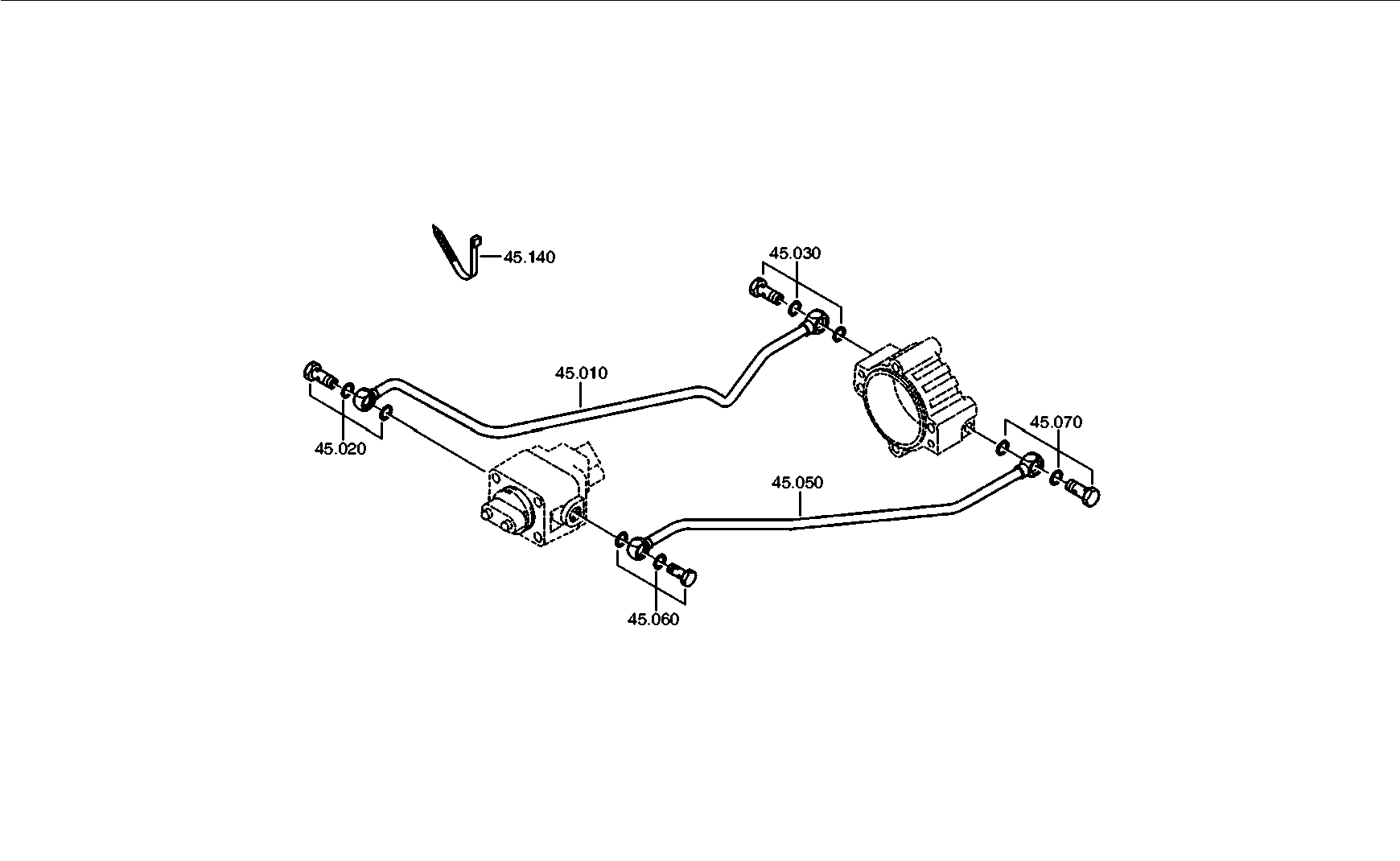 drawing for IVECO 5001856397 - TUBE LINE (figure 1)
