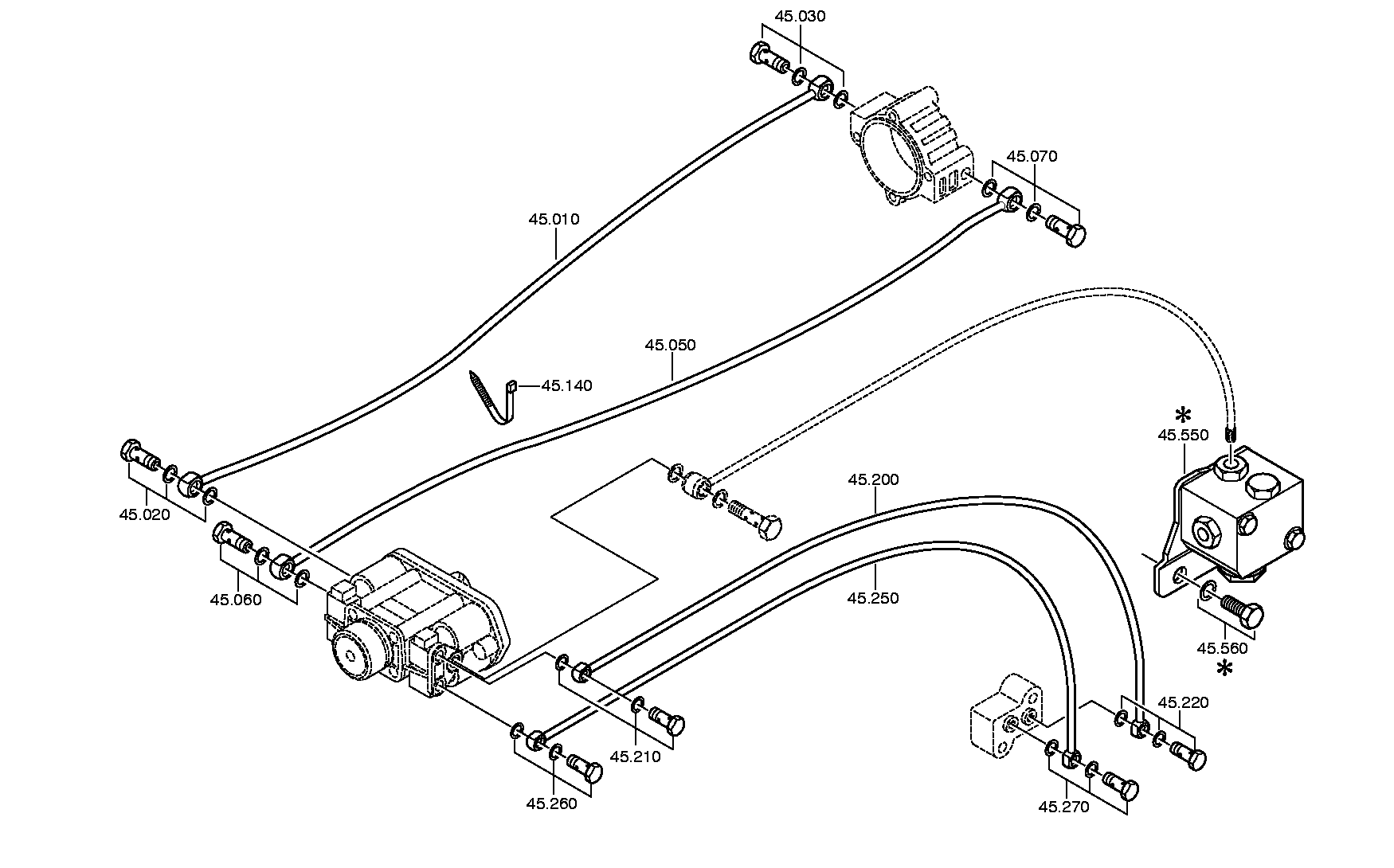 drawing for HINO MOTORS LTD. 098115855AS - HEXAGON SCREW (figure 3)