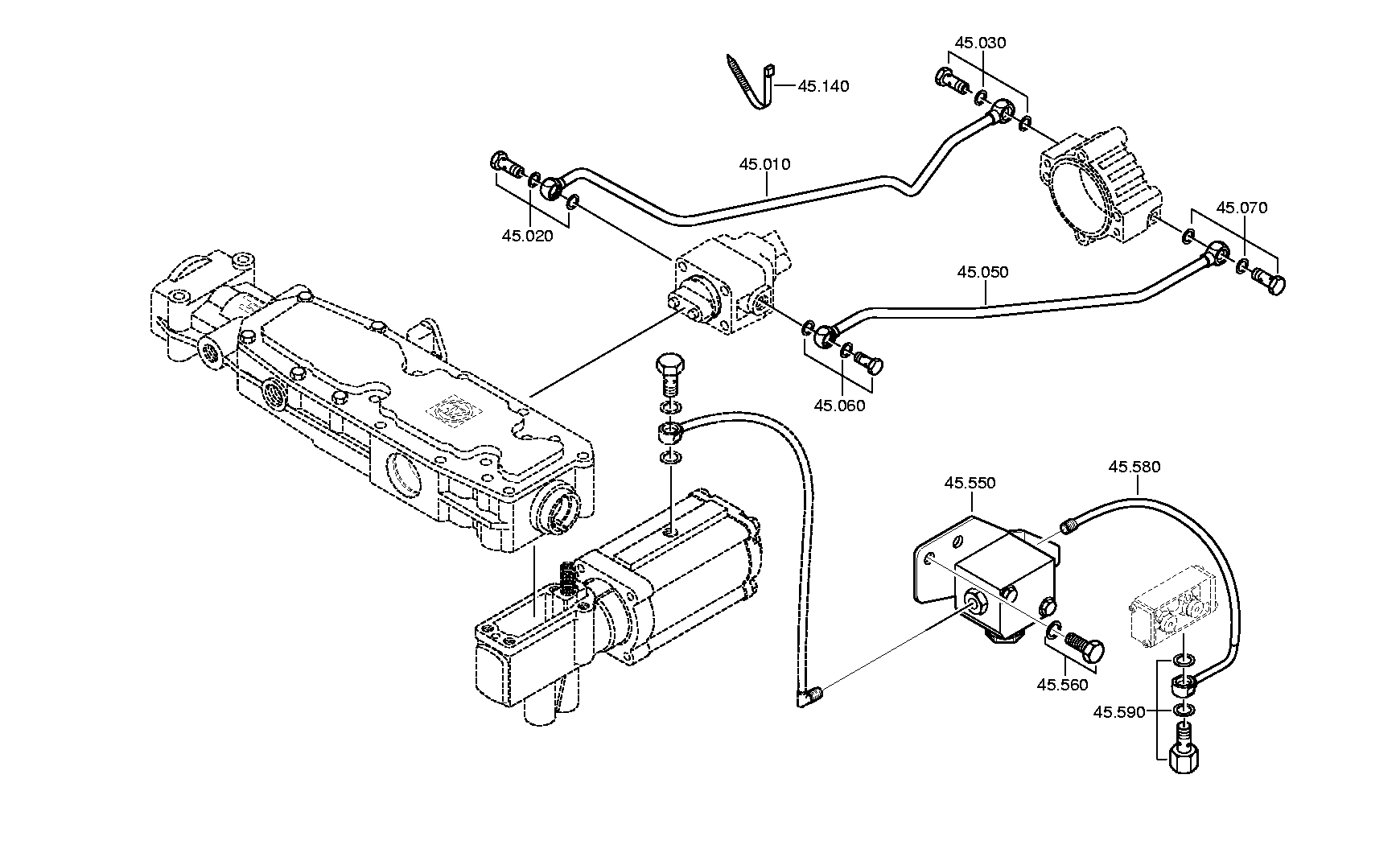 drawing for IVECO 5001856397 - TUBE LINE (figure 2)