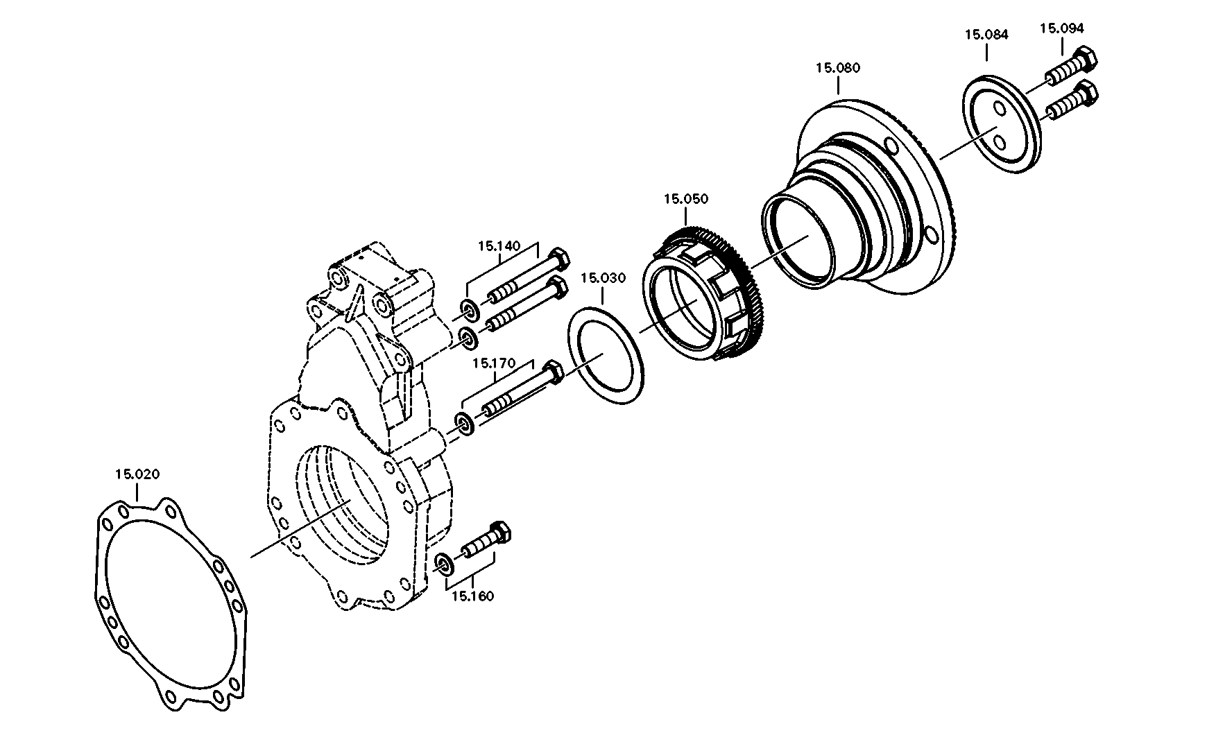 drawing for DAF BUS 1798915 - WASHER (figure 2)