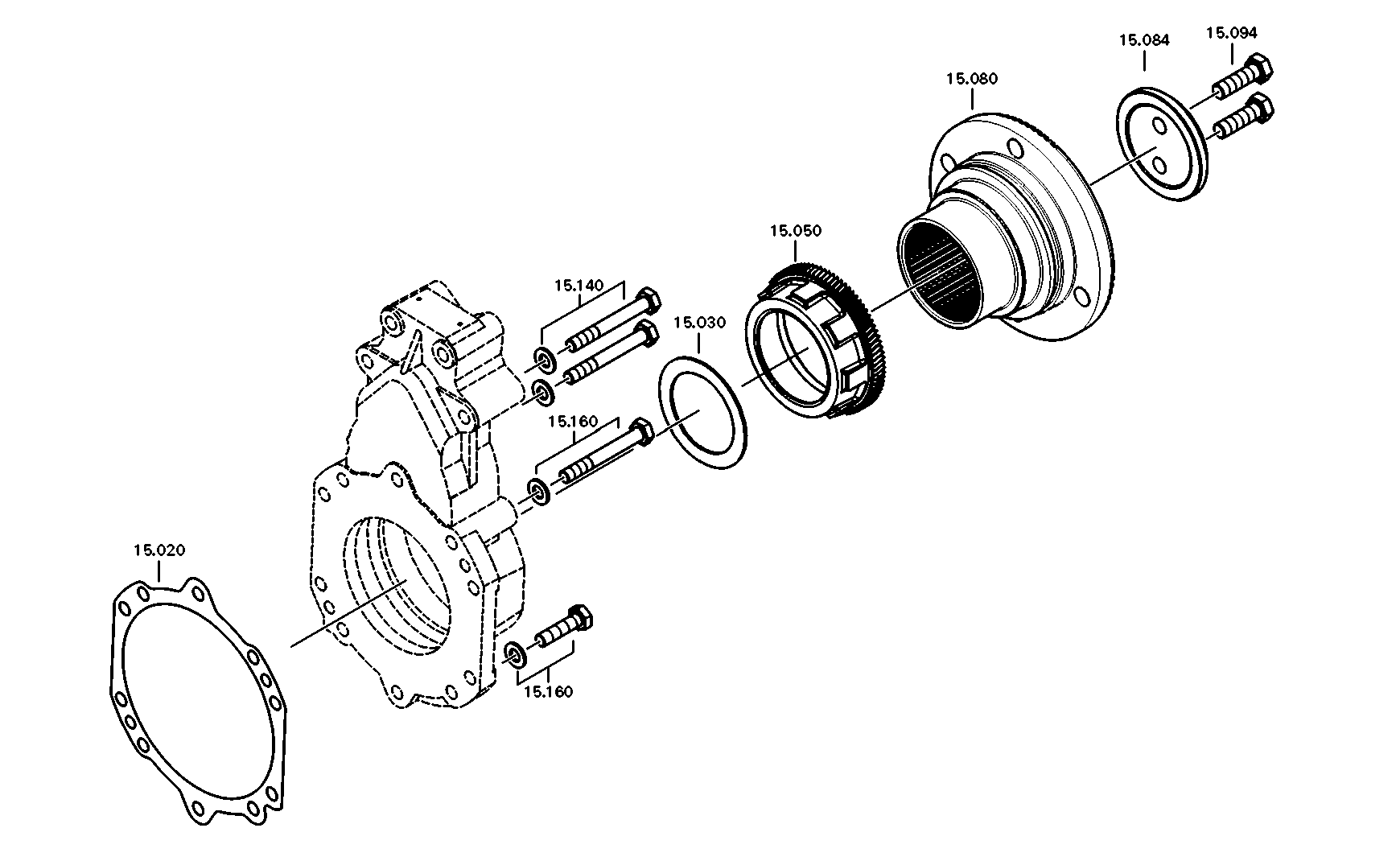 drawing for DAF BUS 1798915 - WASHER (figure 3)