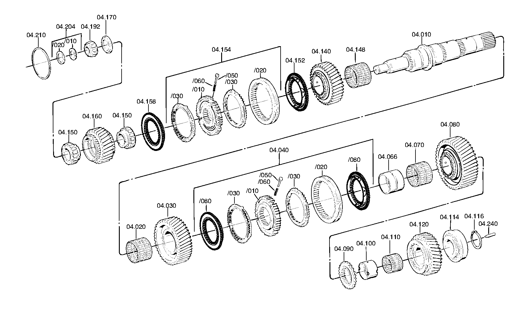 drawing for Astra Veicoli Industriali 113722 - CYLINDER ROLLER BEARING (figure 2)