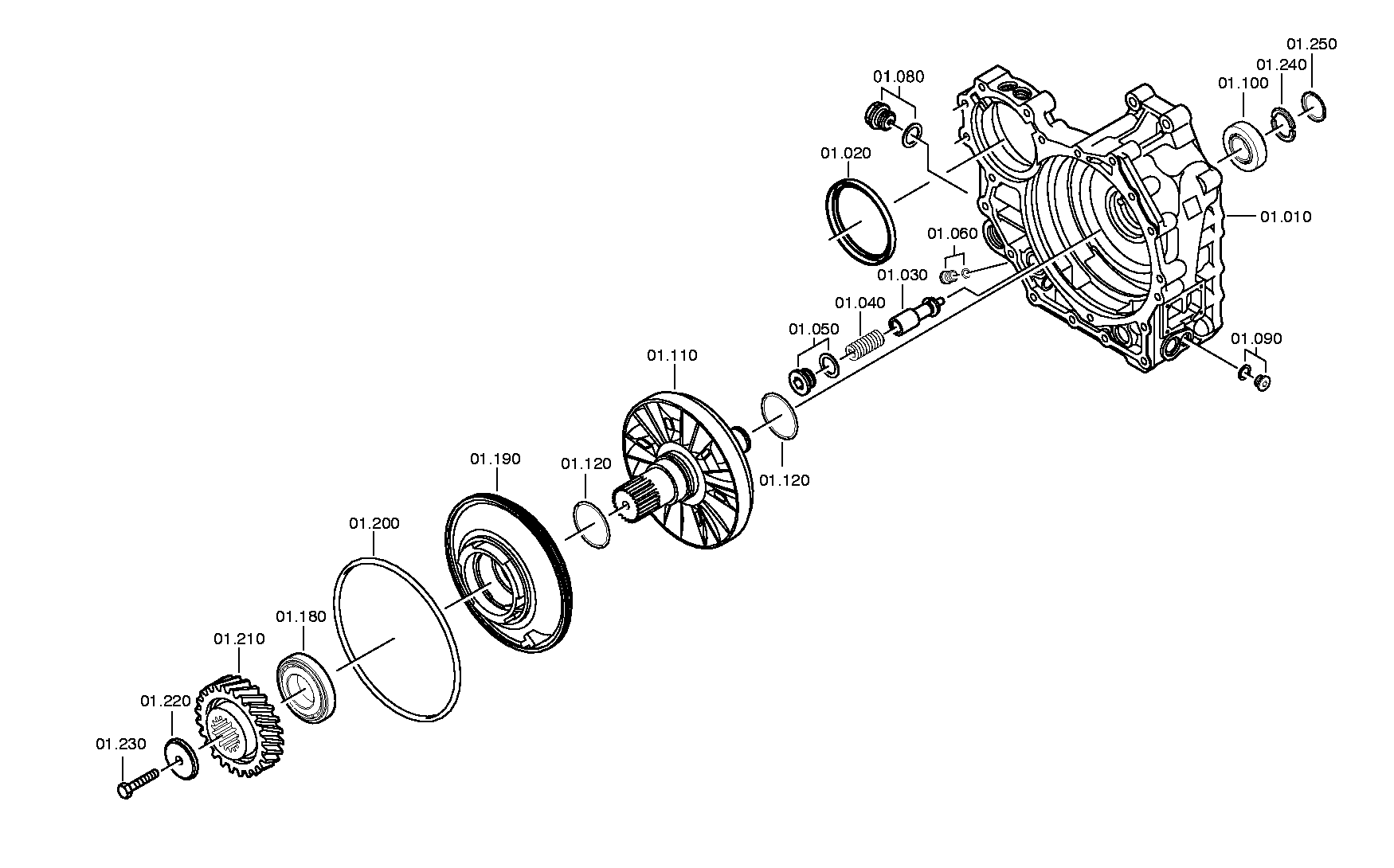 drawing for VDL BOVA 81.93030-0151 - SPLIT RING (figure 2)