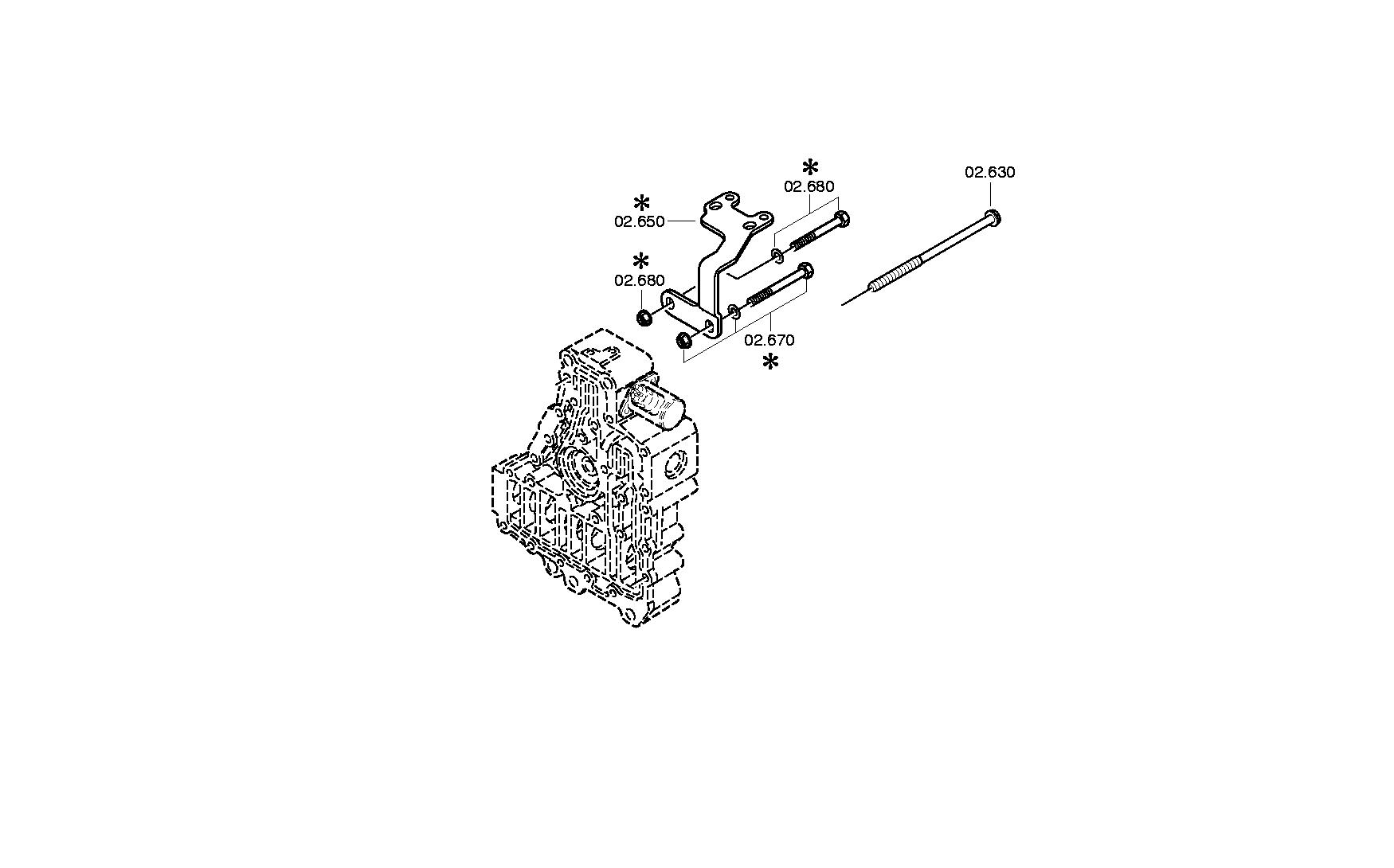 drawing for DAF 1896750 - HEXAGON SCREW (figure 1)