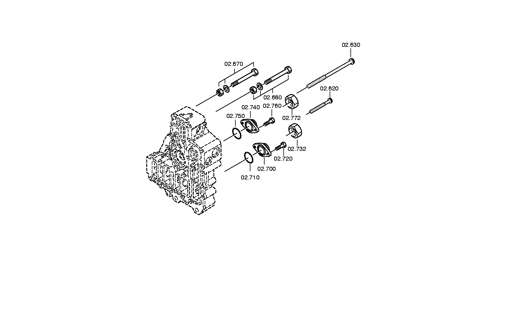 drawing for DAF 1896750 - HEXAGON SCREW (figure 2)
