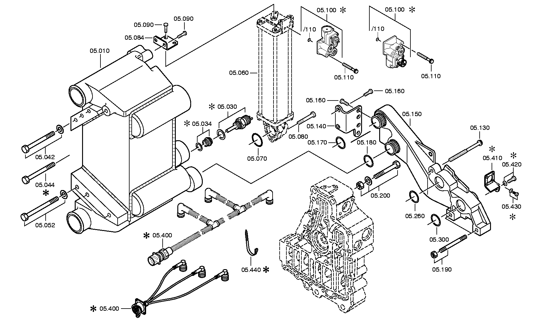 drawing for YAXING-BENZ LTD. 81.32560-0045 - ACCUMULATOR (figure 1)