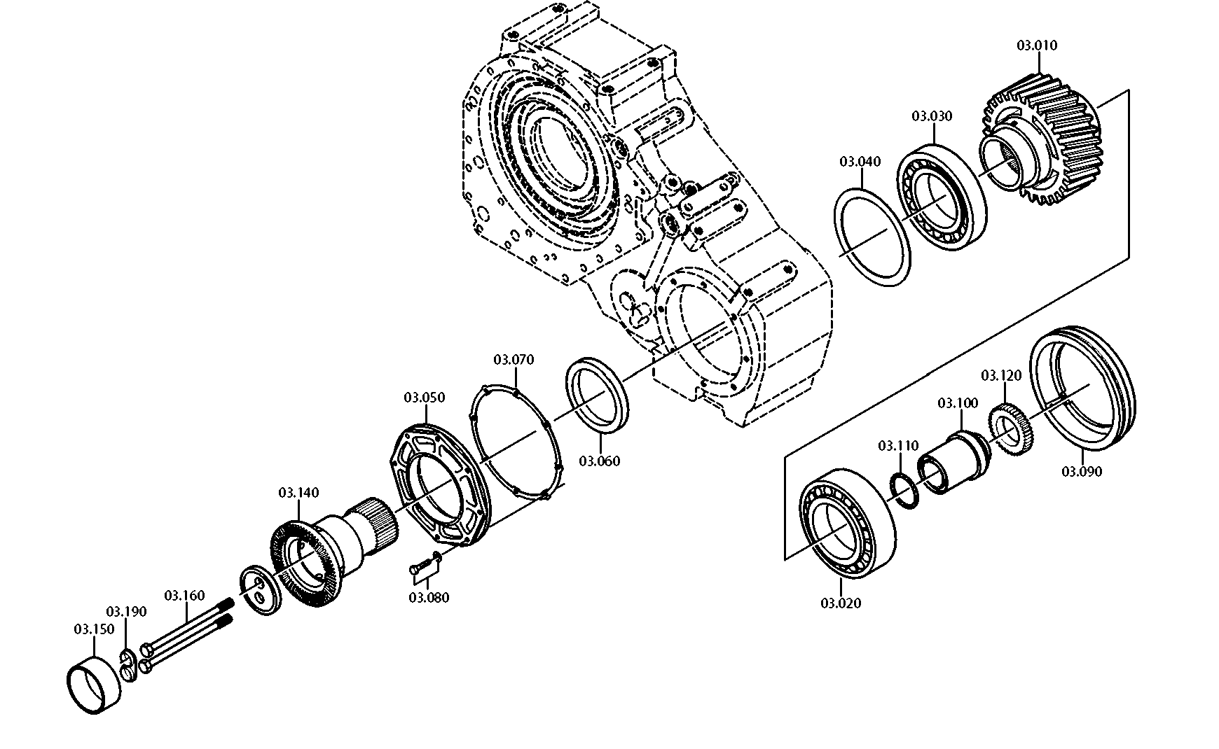 drawing for IVECO 98126822AS - SHAFT SEAL (figure 1)