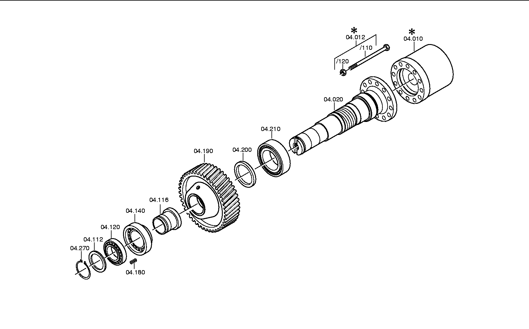 drawing for KIA-MOTORS CORP 114413 - CIRCLIP (figure 1)