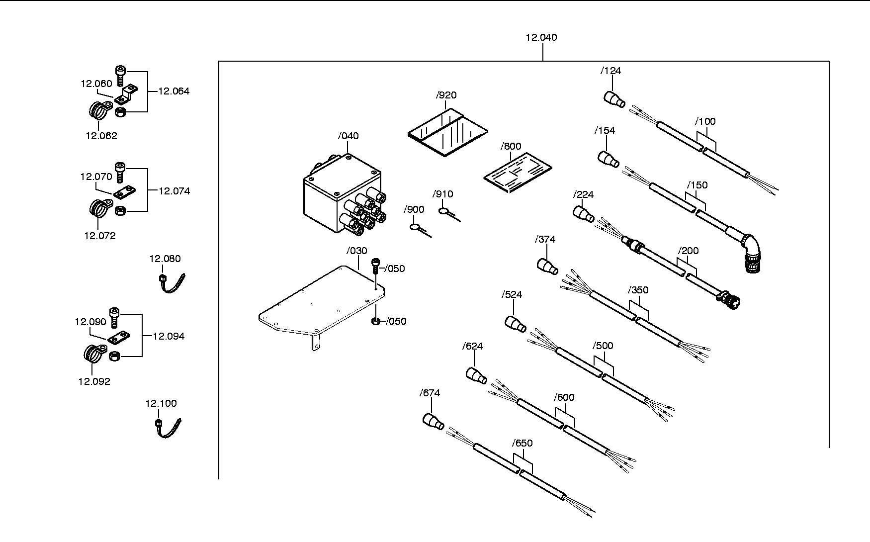 drawing for JOHN DEERE L153144 - CABLE TIE (figure 2)
