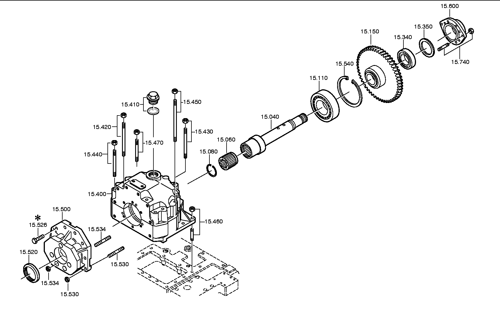 drawing for Hyundai Construction Equipment 0630502044 - CIRCLIP (figure 1)