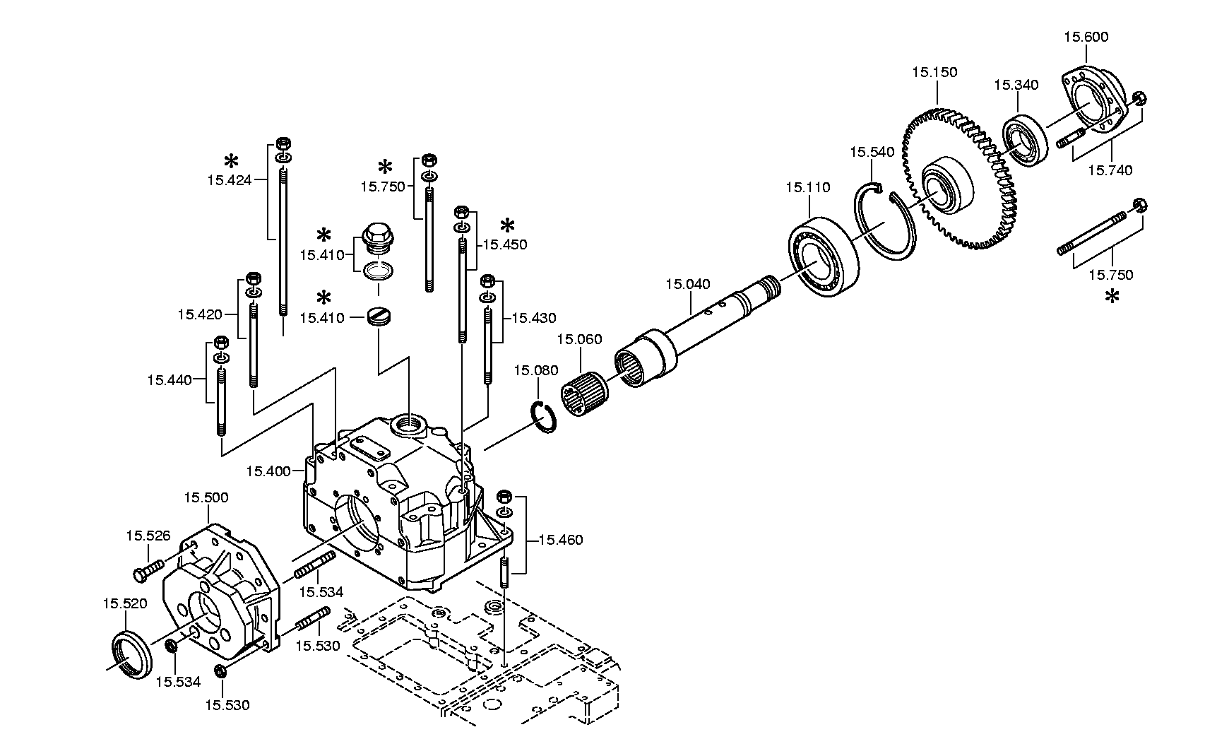 drawing for Hyundai Construction Equipment 0630502044 - CIRCLIP (figure 2)