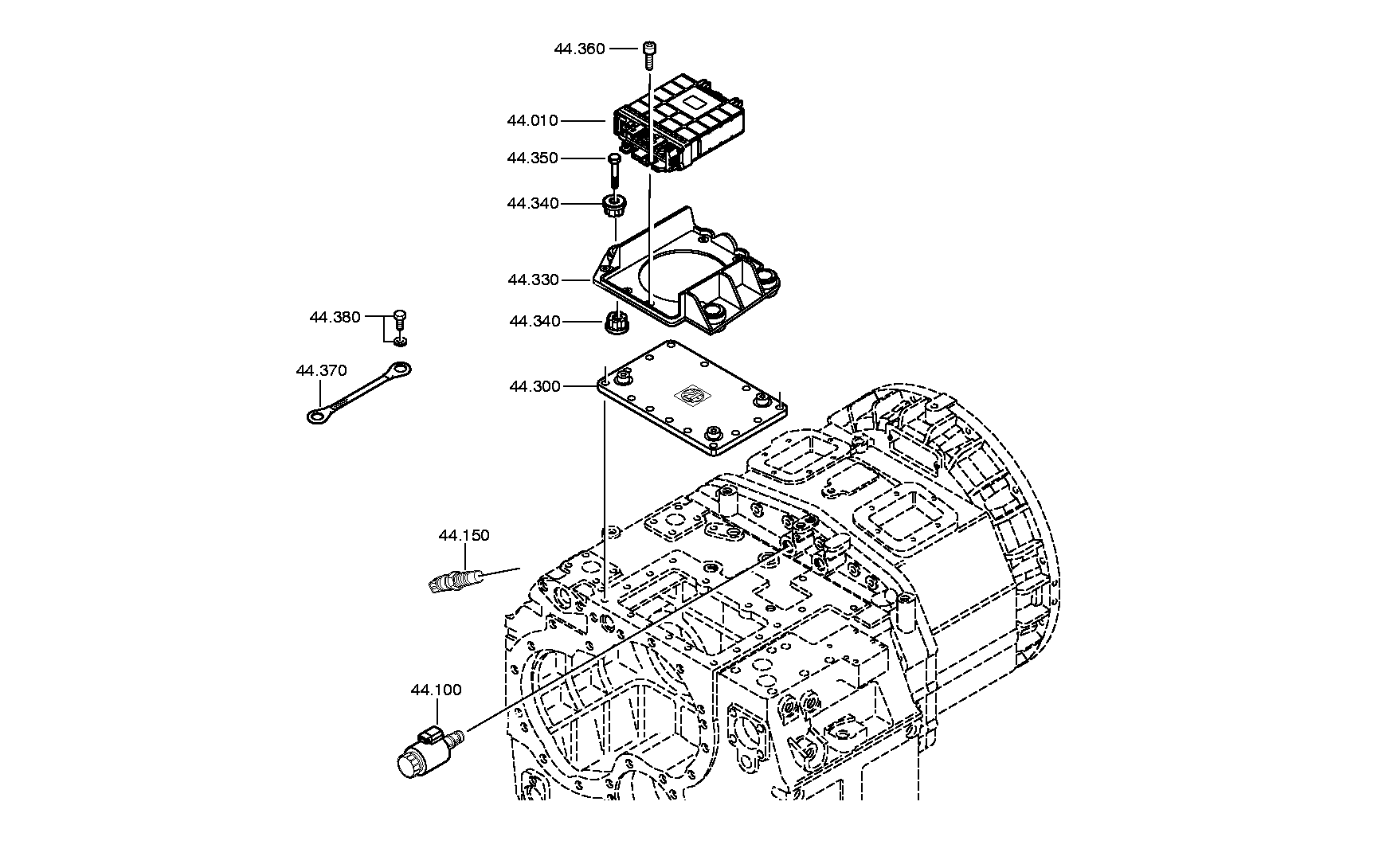 drawing for ZF Countries 000,630,2218 - INDUCTIVE SENSOR (figure 1)