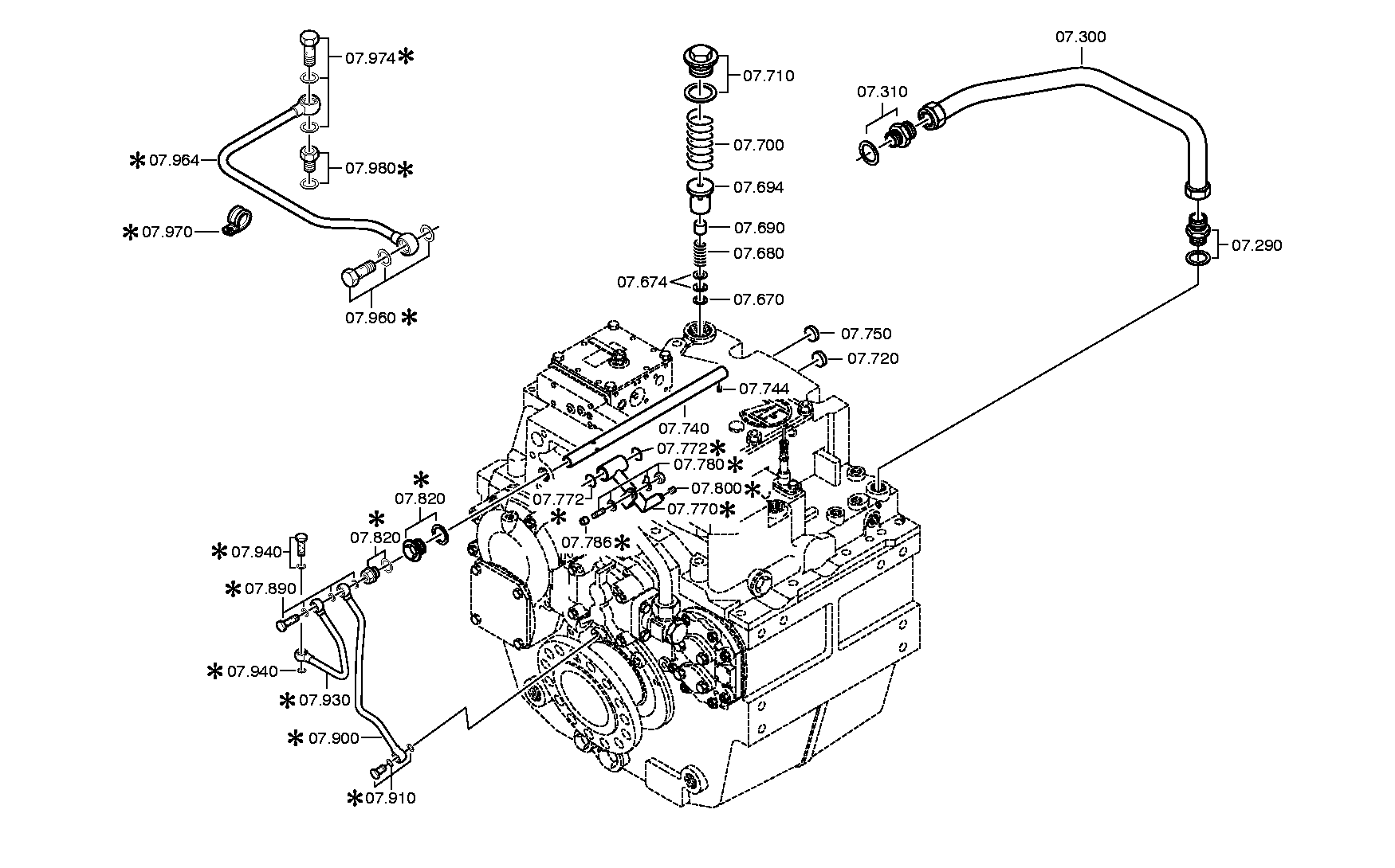 drawing for AGCO X530115300000 - CIRCLIP