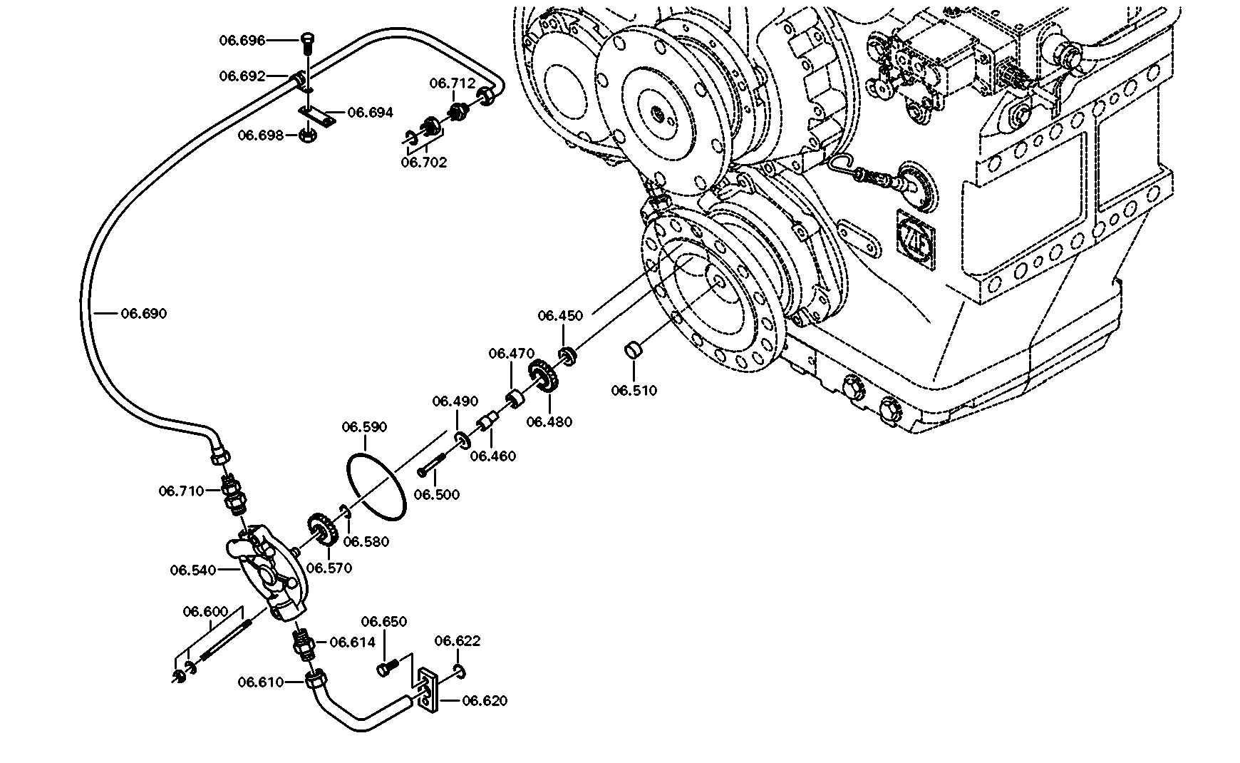 drawing for MTU, FRIEDRICHSHAFEN XP52724500084 - CHECK VALVE (figure 2)