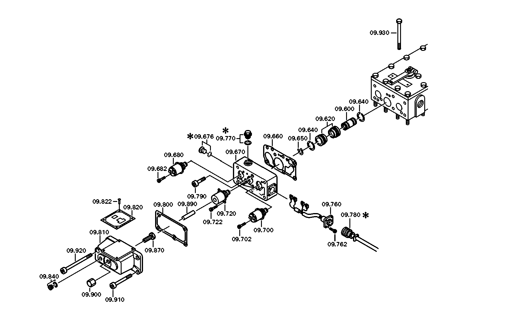 drawing for BOMBARDIER TRANSPORTATION XP58424500012 - MAGNETVENTIL (figure 5)