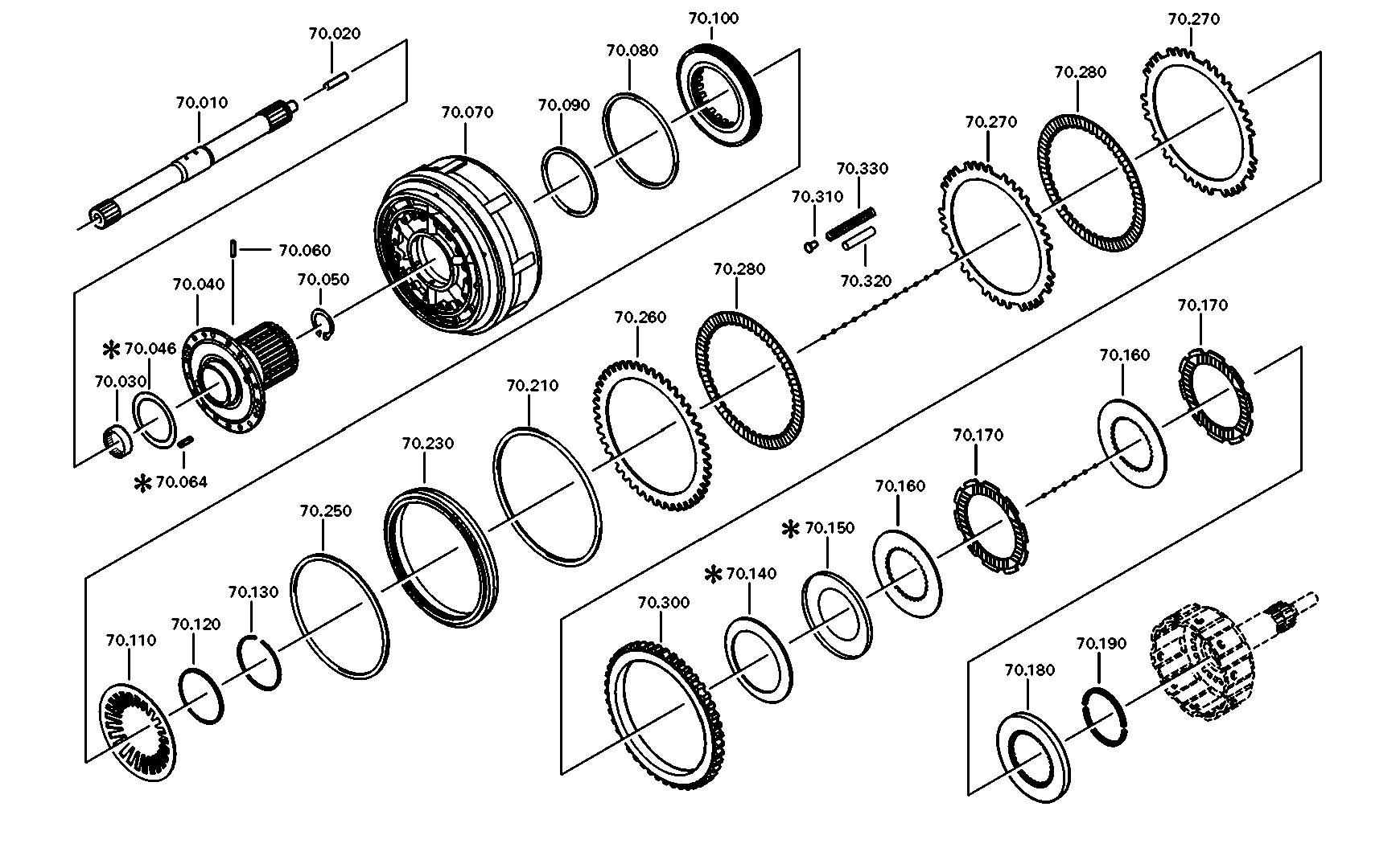 drawing for VOLVO 85115022 - PISTON (figure 3)