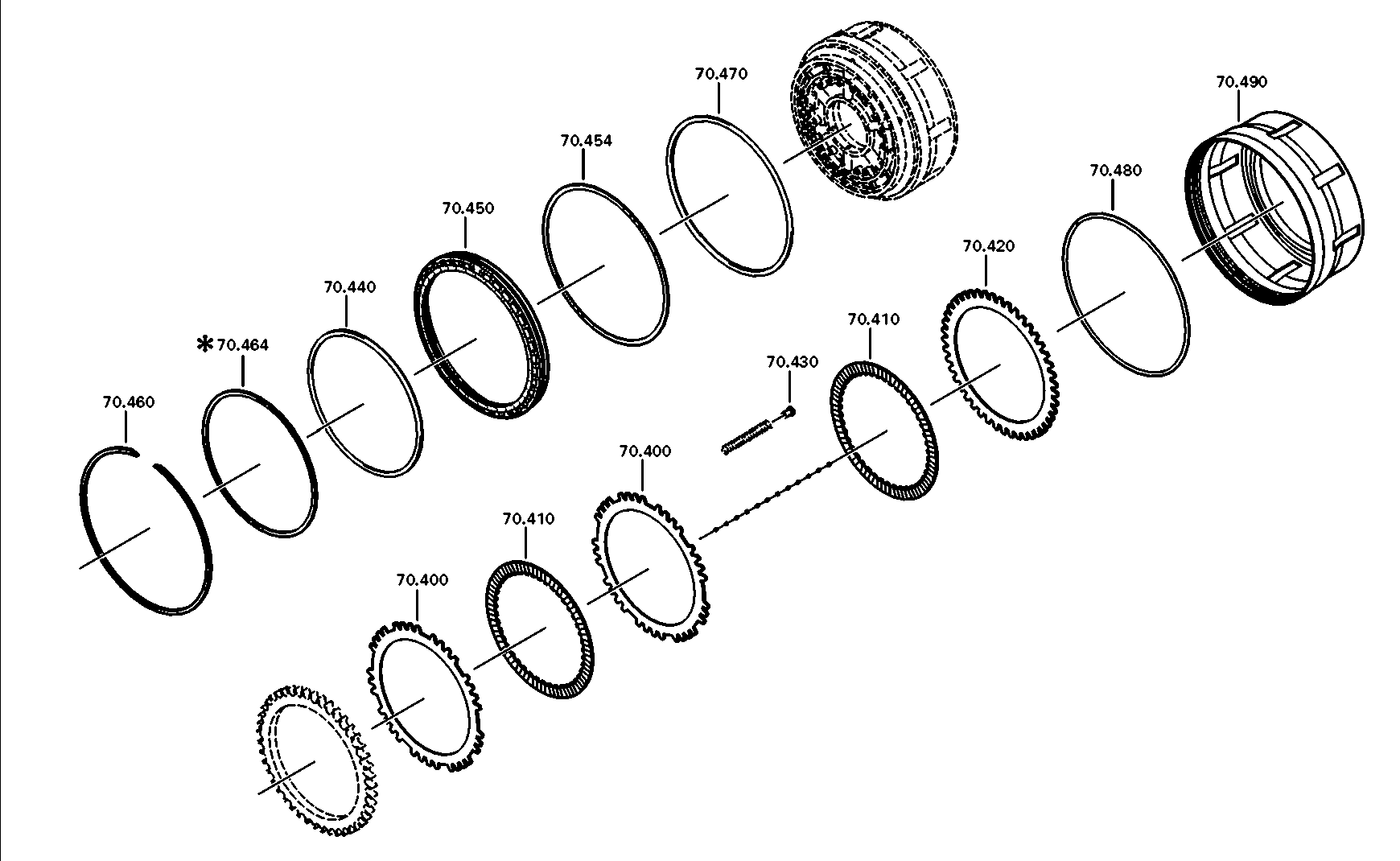 drawing for VOLVO 85115022 - PISTON (figure 4)