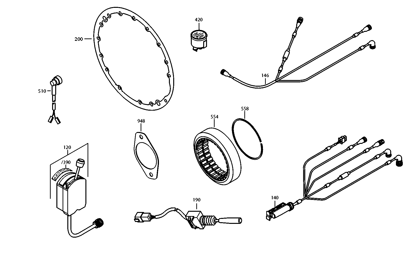 drawing for MOWAG MOTOWAGENFABRIK AG 0726622 - FS ELEK (figure 5)