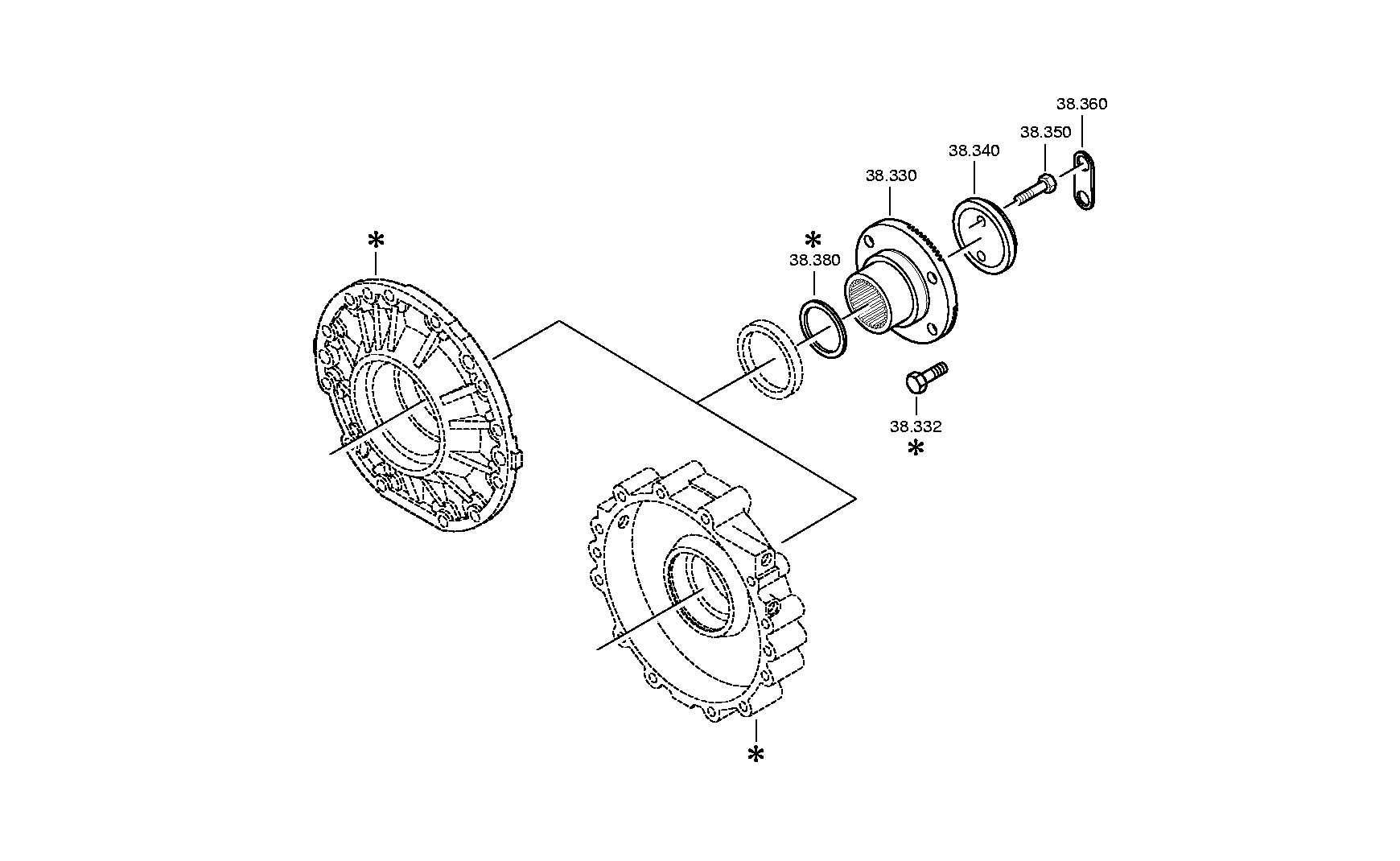 drawing for IVECO 09988515 - GEAR SHIFT FORK (figure 2)