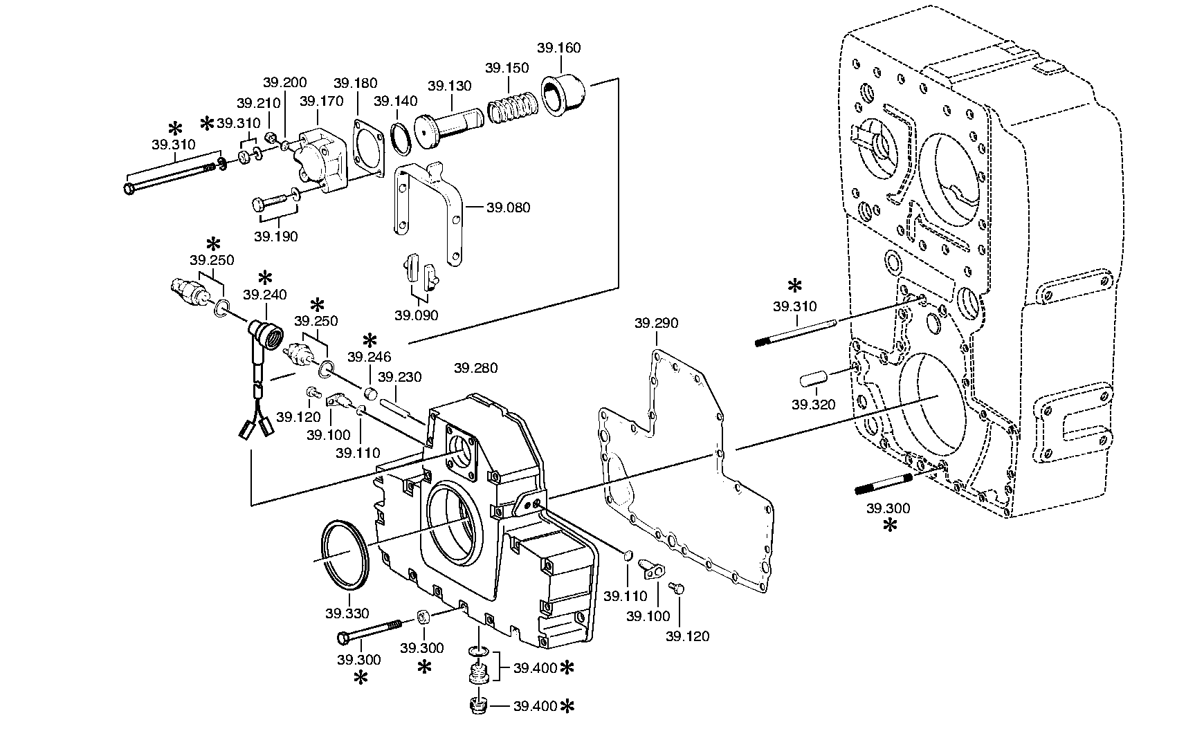 drawing for IVECO 9988515 - GEAR SHIFT FORK (figure 3)