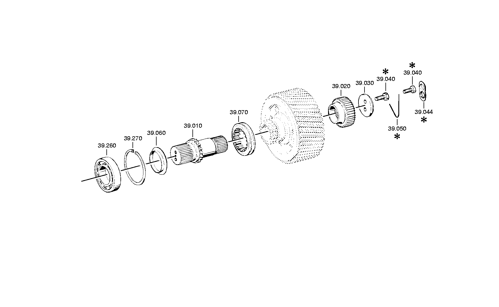 drawing for IVECO 09988513 - PIN (figure 2)