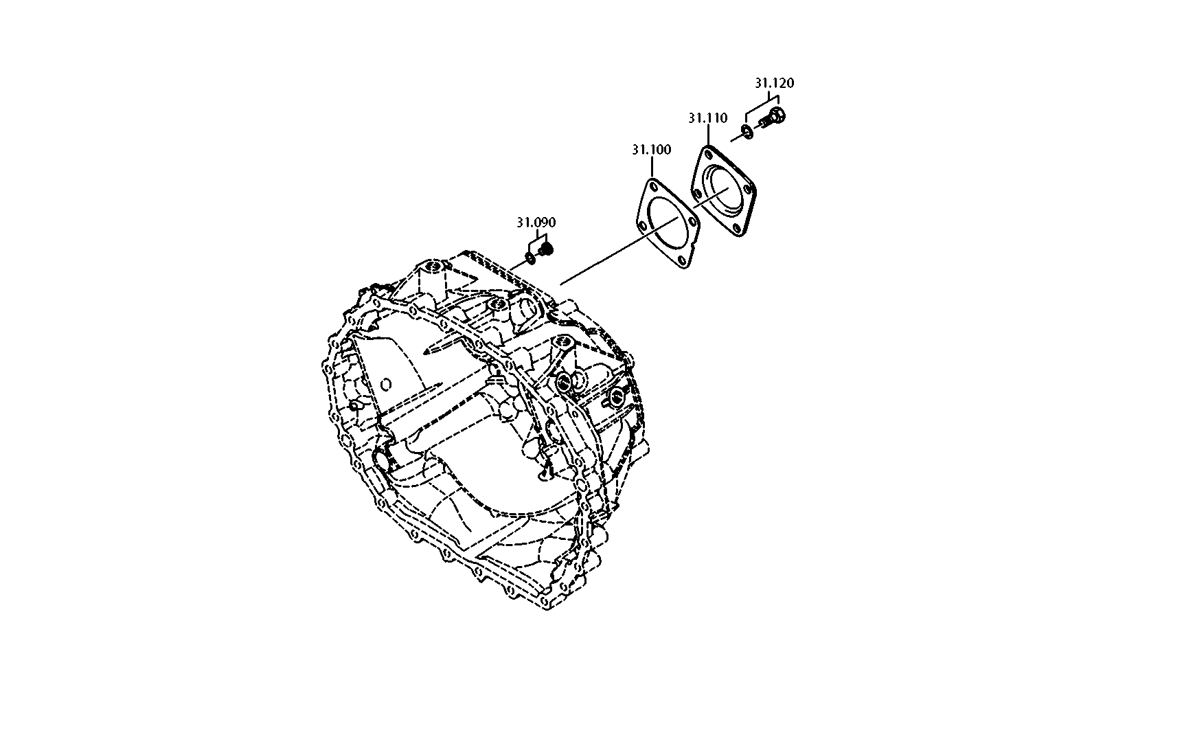 drawing for NISSAN MOTOR CO. 7421802744 - PULSE SENSOR (figure 1)