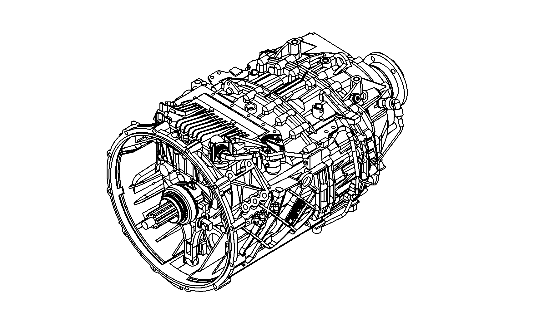drawing for Hyundai Construction Equipment 43050-7J600 - 12 AS 2540 TD