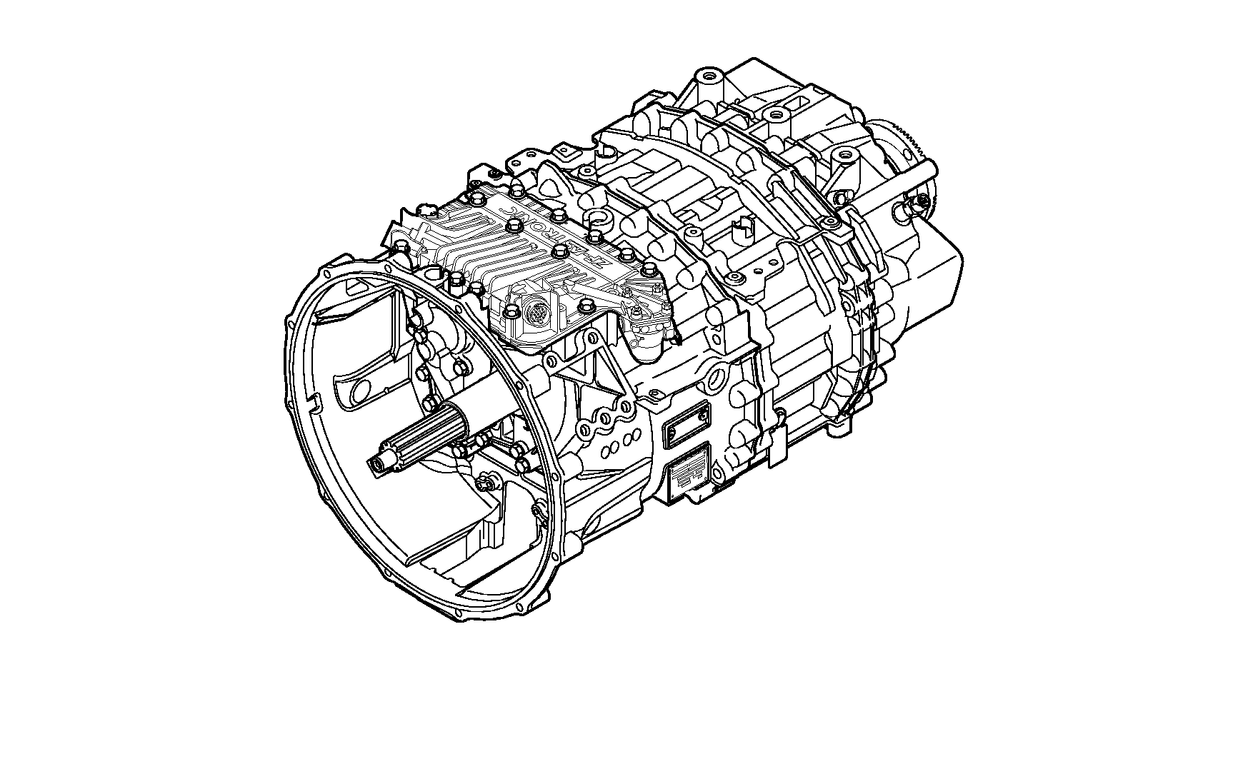 drawing for DAF 1600868 - ANBAUTEILE (figure 2)