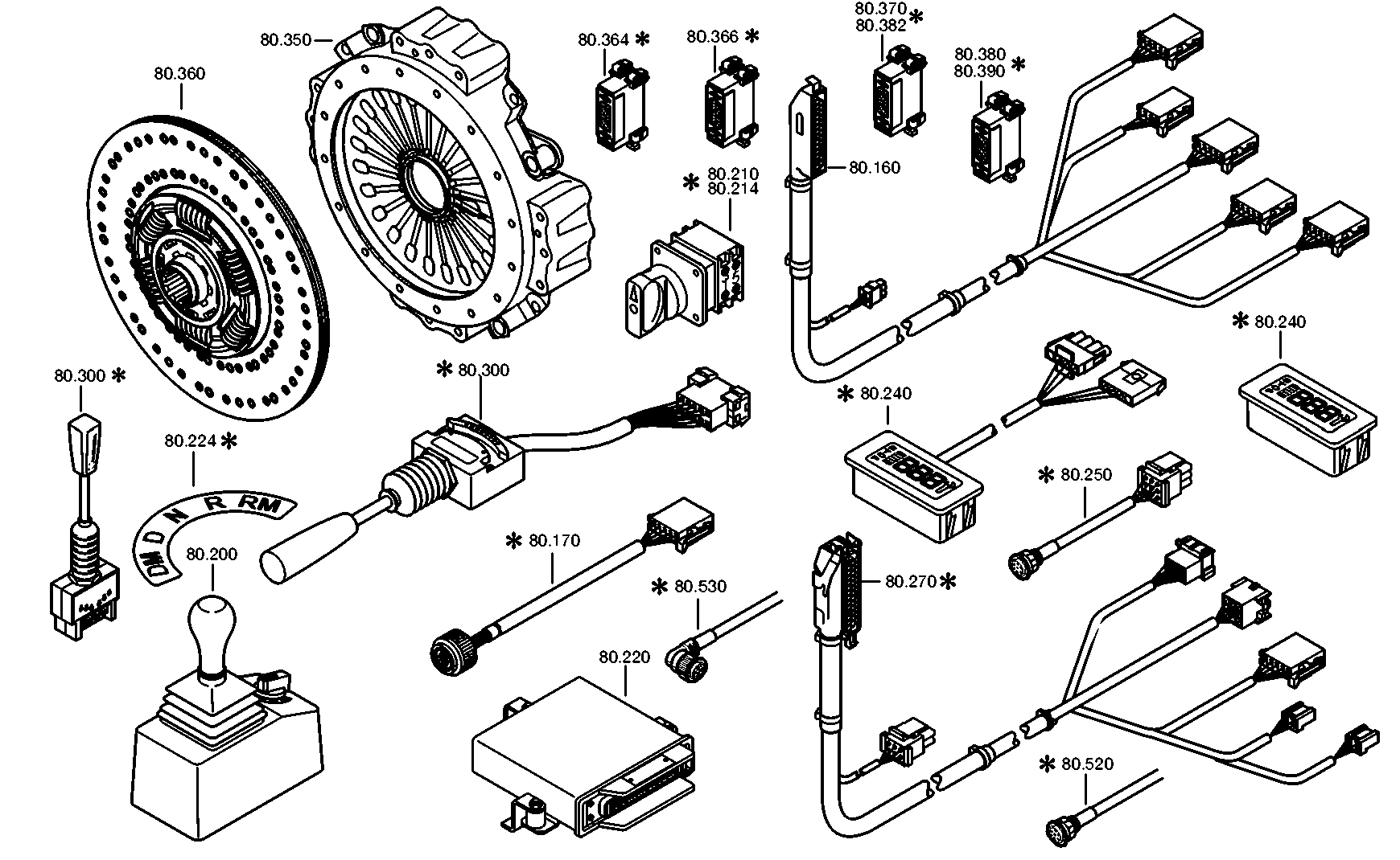 drawing for VAN HOOL 10706233 - CABLE IT (figure 4)