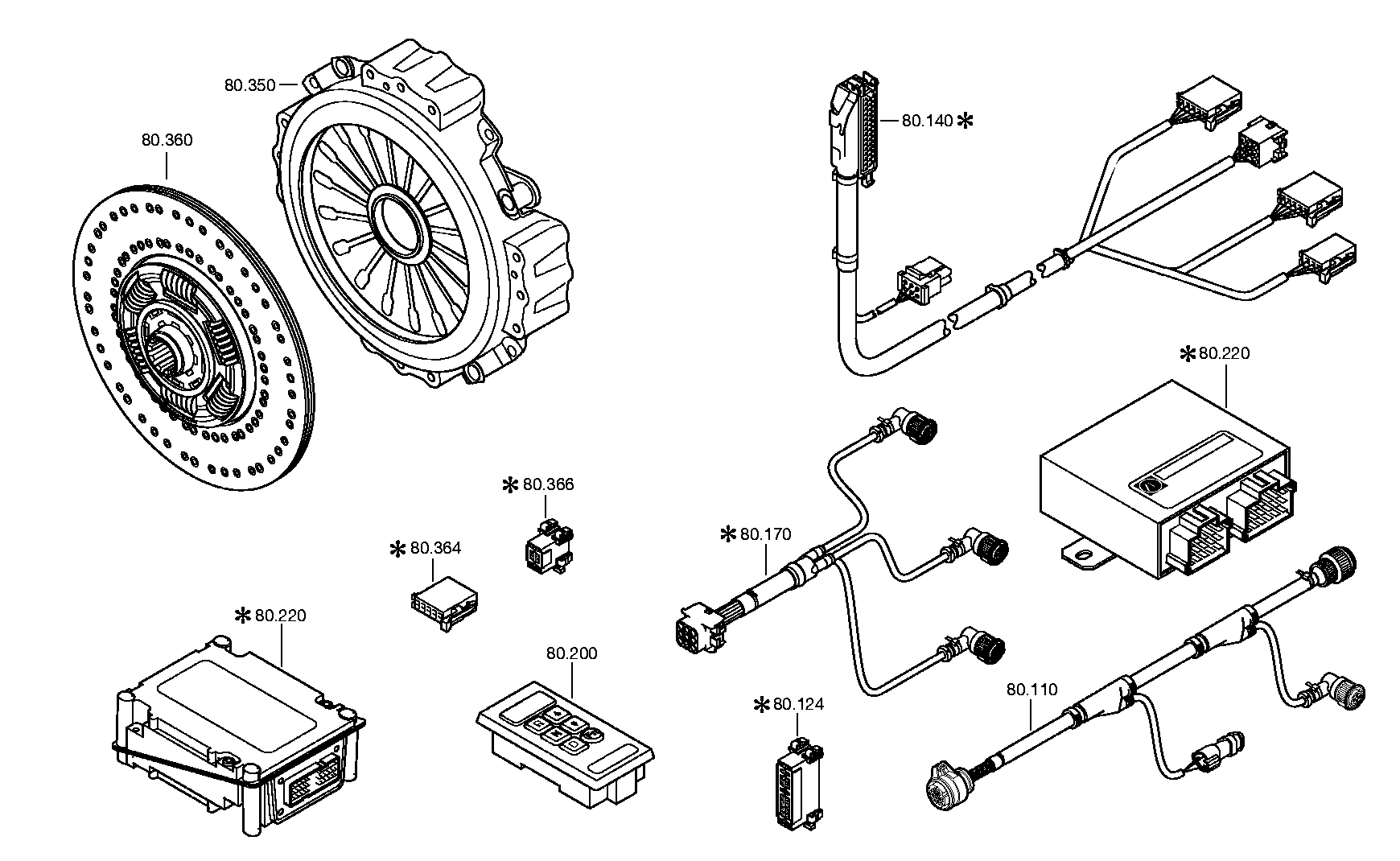 drawing for PREVOST CAR INC. 571776 - PRESSURE PLATE (figure 4)