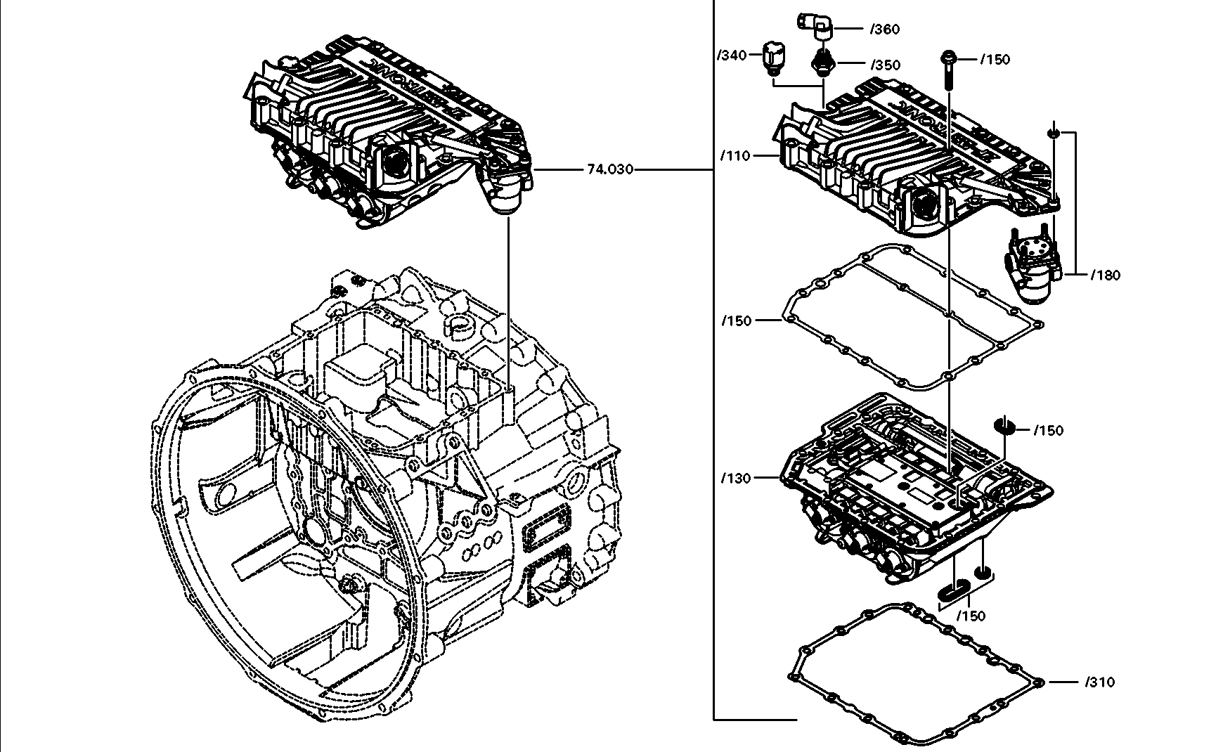 drawing for DAF 1811244 - CONNECTION PART (figure 1)