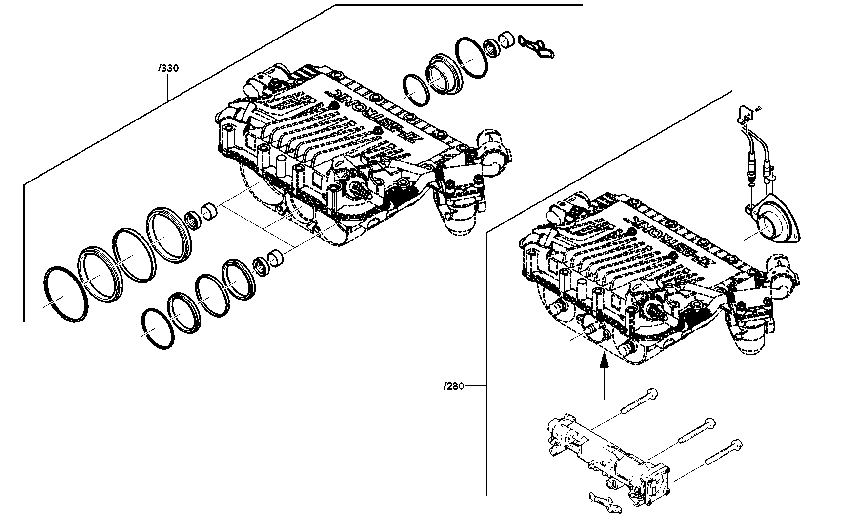 drawing for LIEBHERR GMBH 10335956 - PRESSURE REDUCTION VALVE (figure 5)