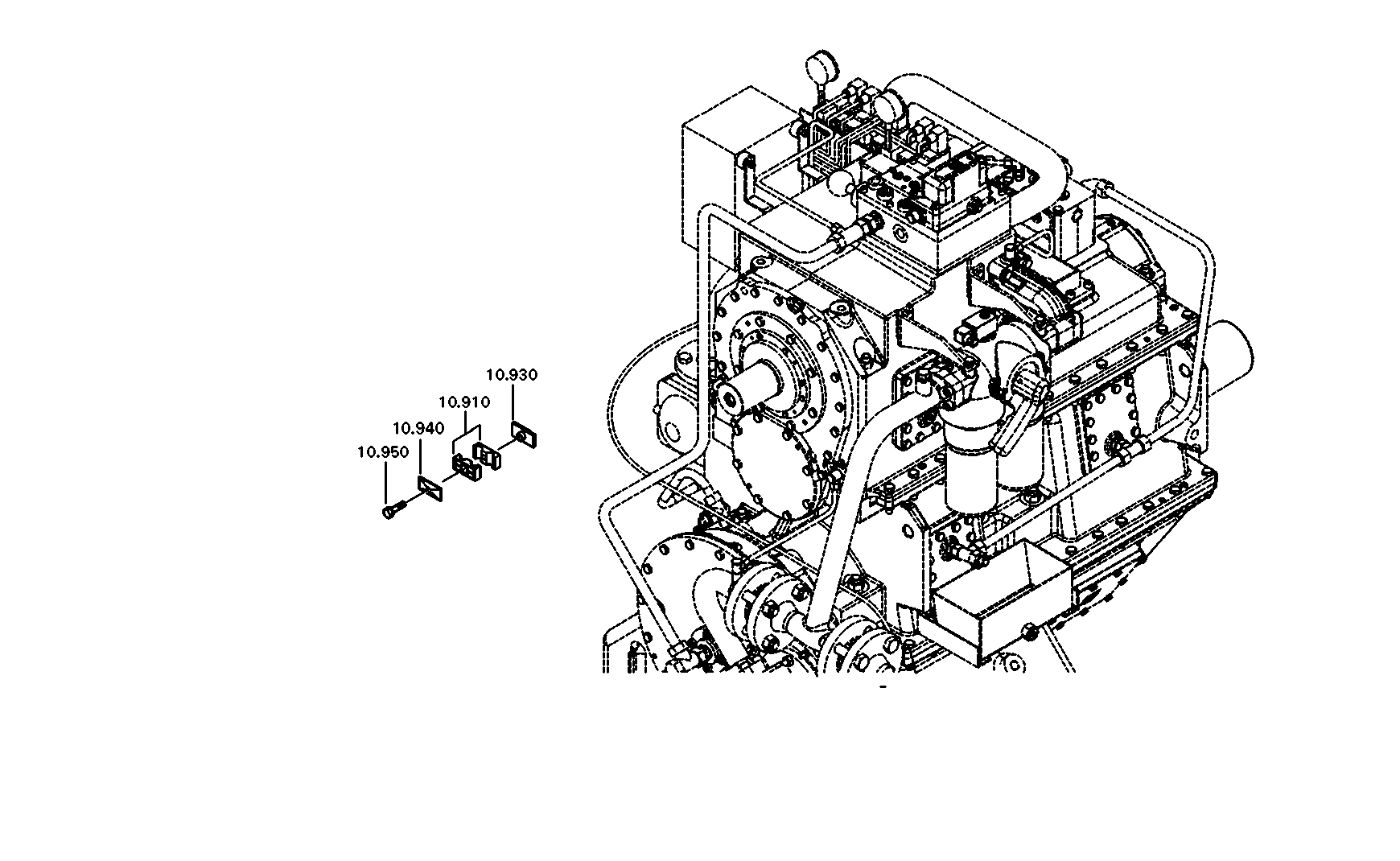 drawing for DAIMLER AG A0009953120 - CLAMP (figure 2)