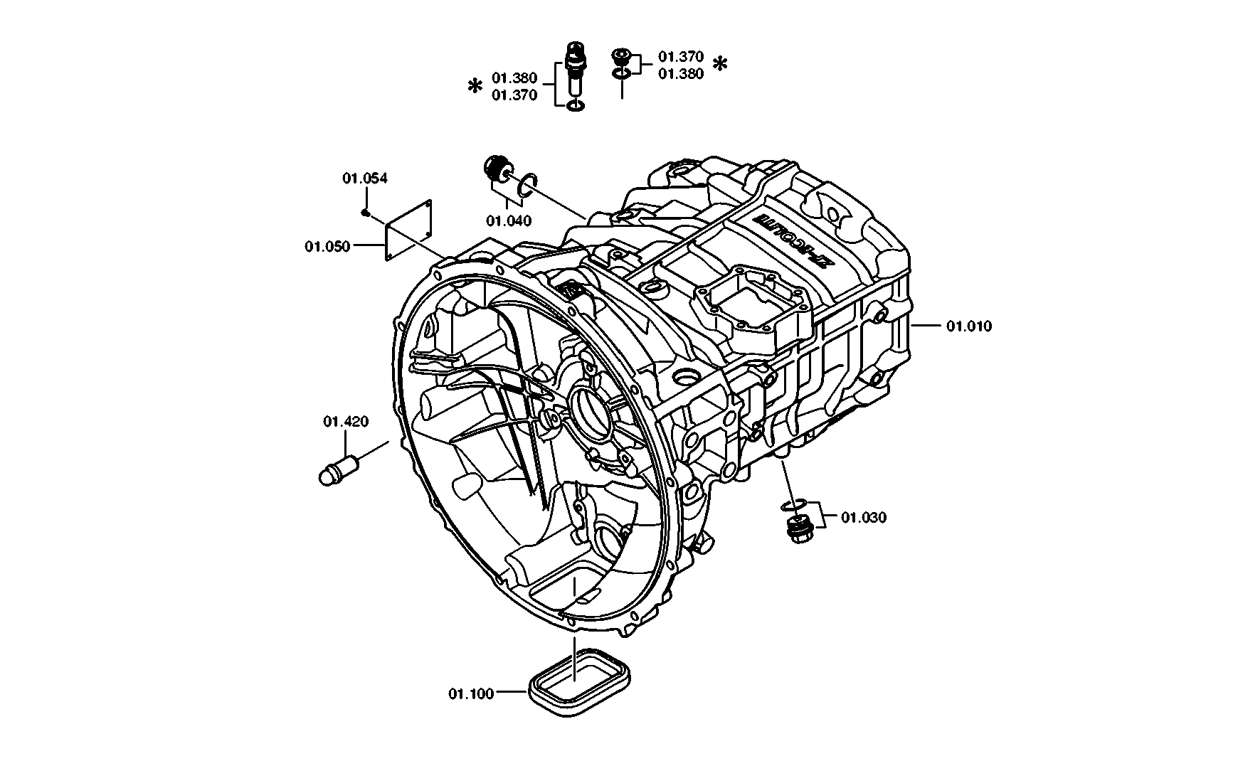 drawing for Hyundai Construction Equipment 43050-7J650 - 12 AS 2541 TD (figure 2)