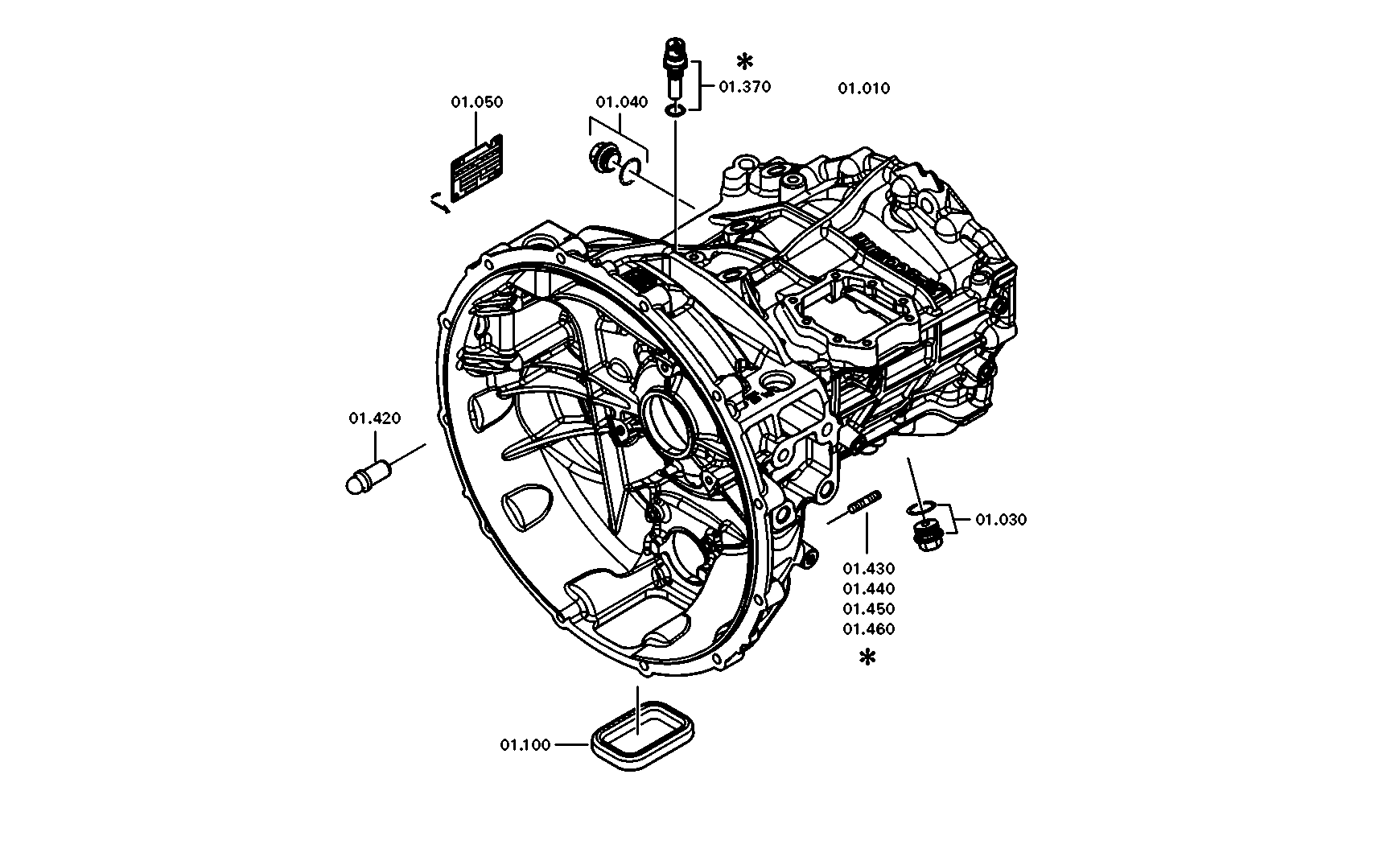drawing for NISSAN MOTOR CO. 25010-LC51A - INDUCTIVE SENSOR (figure 3)