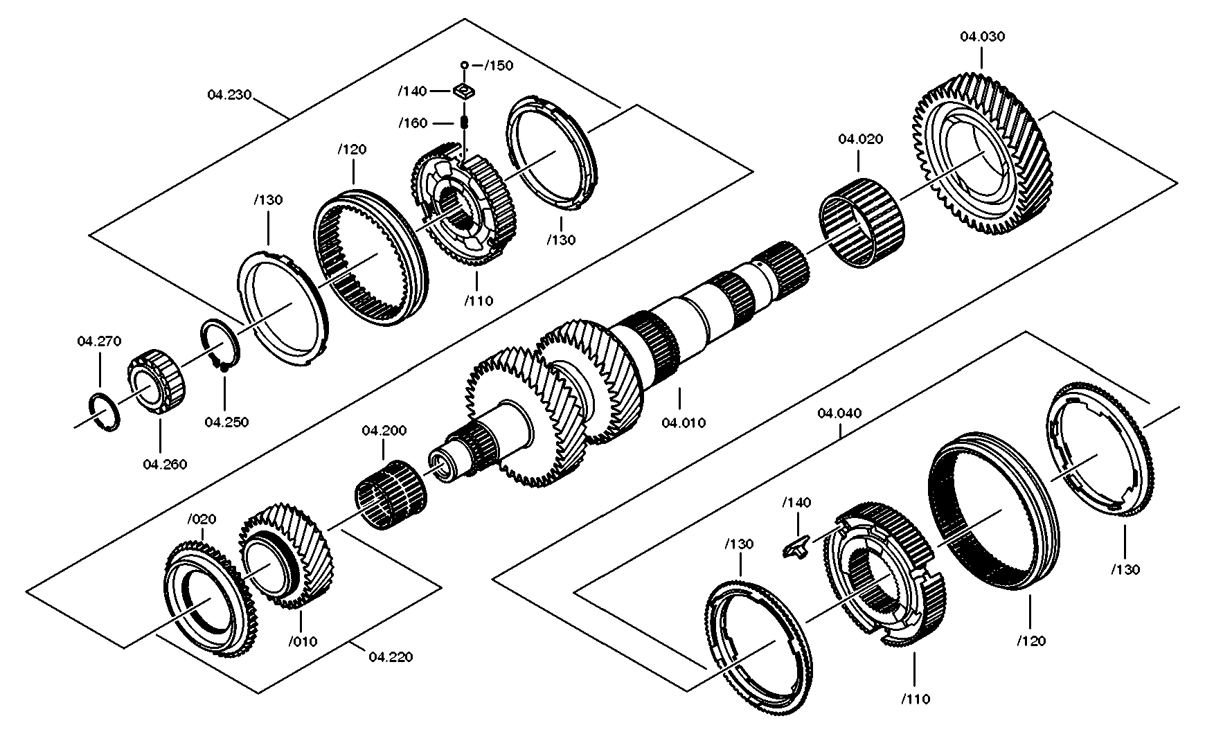 drawing for NISSAN MOTOR CO. 32241-1BY0A - ADAPTER SHAFT (figure 1)