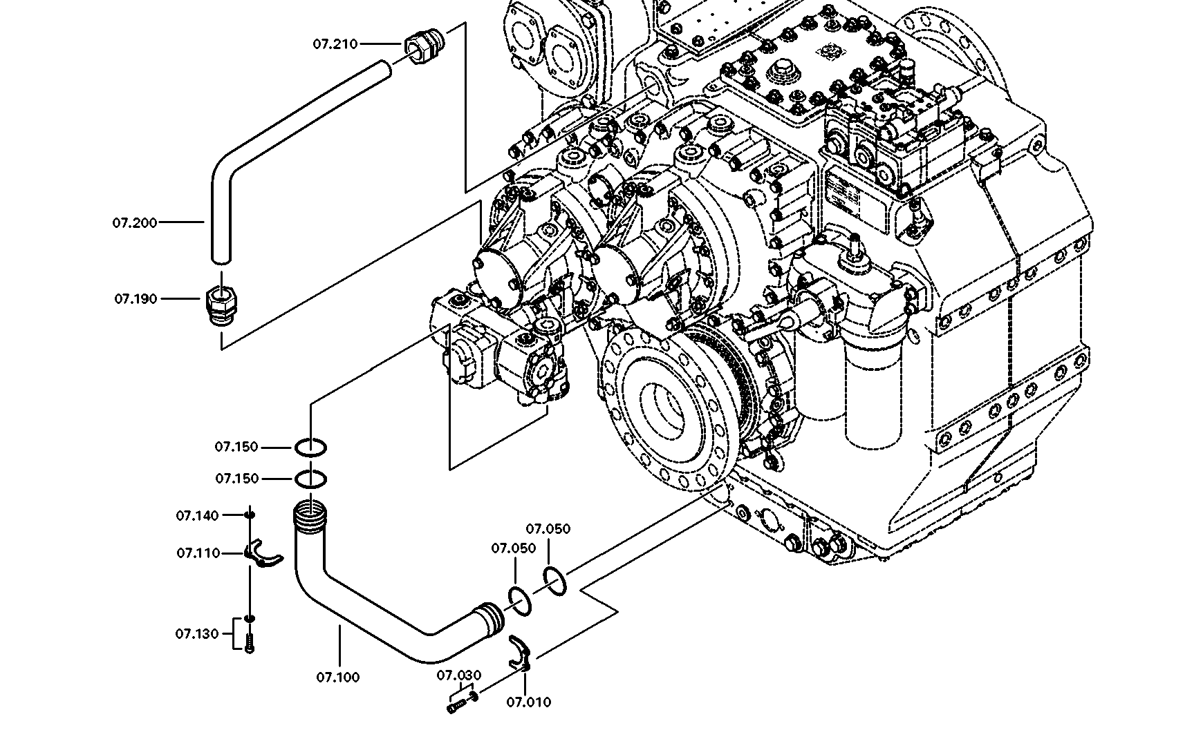 drawing for LIEBHERR GMBH 10028409 - O-RING (figure 1)
