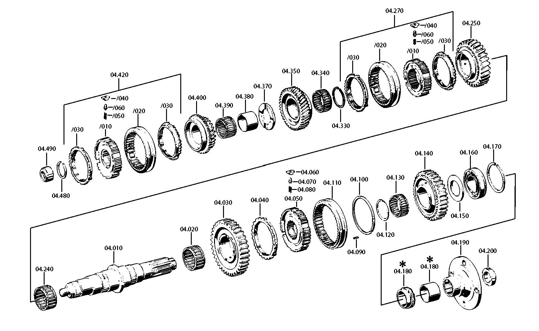 drawing for SOVAB 5000814582 - HELICAL GEAR (figure 1)