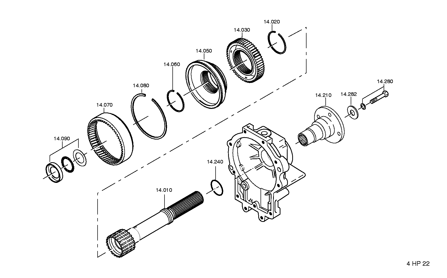 drawing for UNIPART 02JLM 10417 - DISC CARRIER (figure 3)