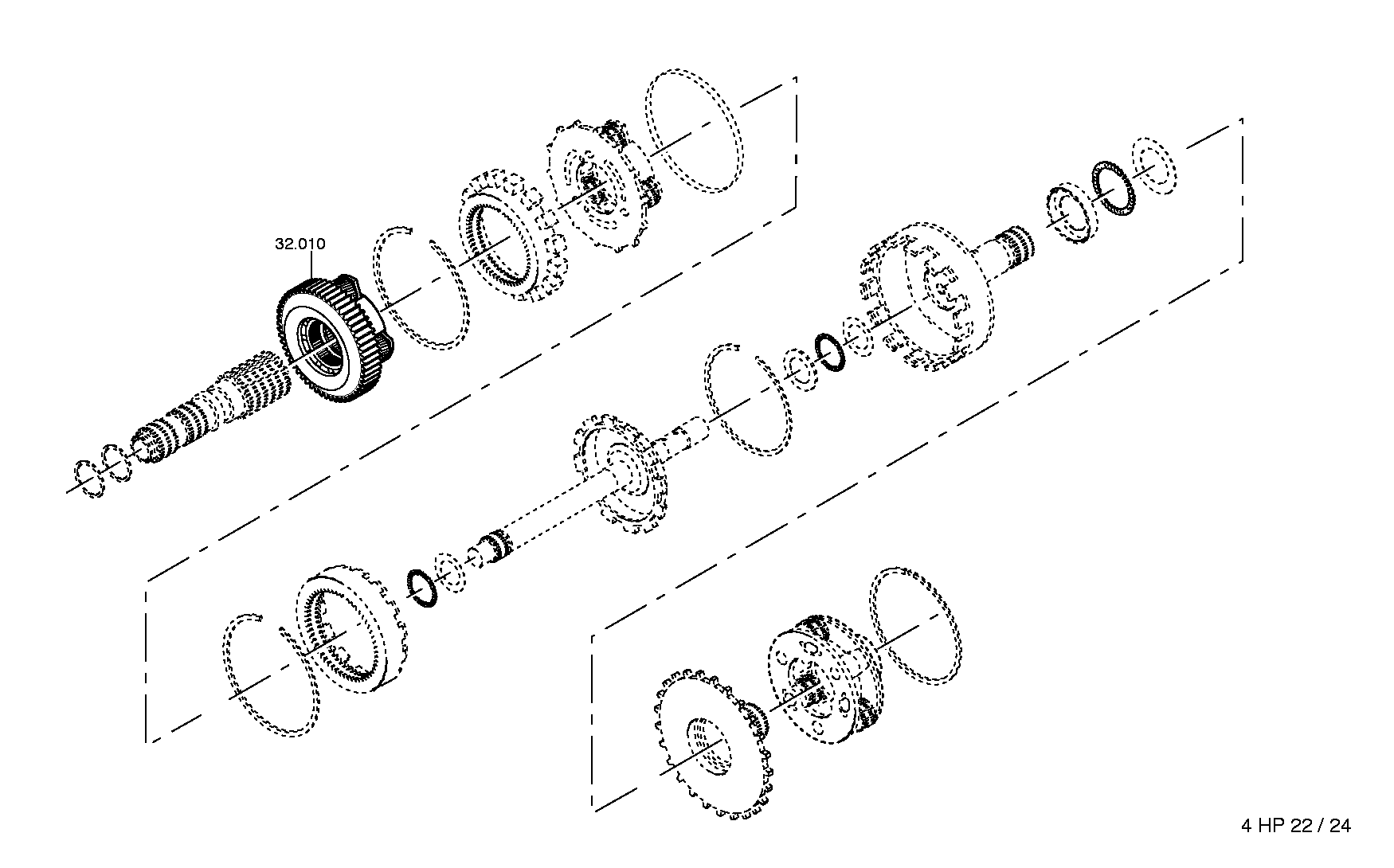 drawing for JAGUAR CARS LTD. RTC5185 - PLANETARY DRIVE (figure 1)