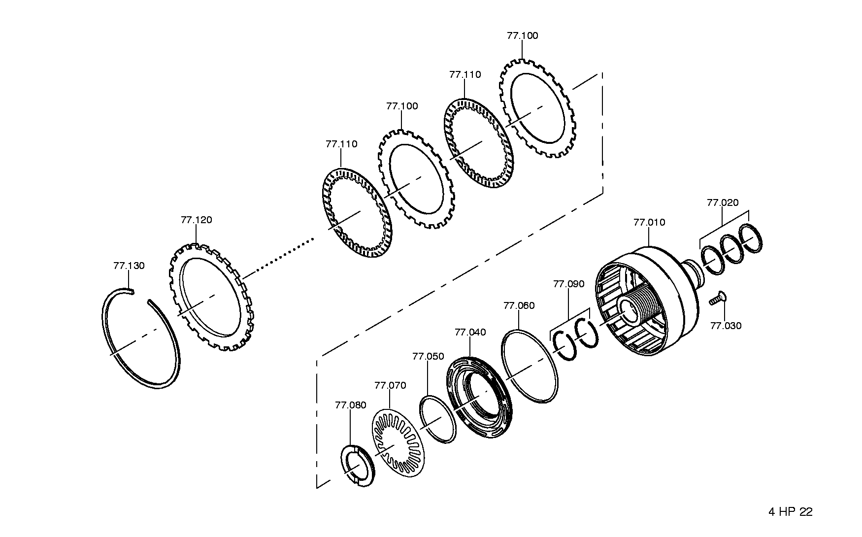 drawing for JAGUAR CARS LTD. RTC5160 - RING (figure 1)