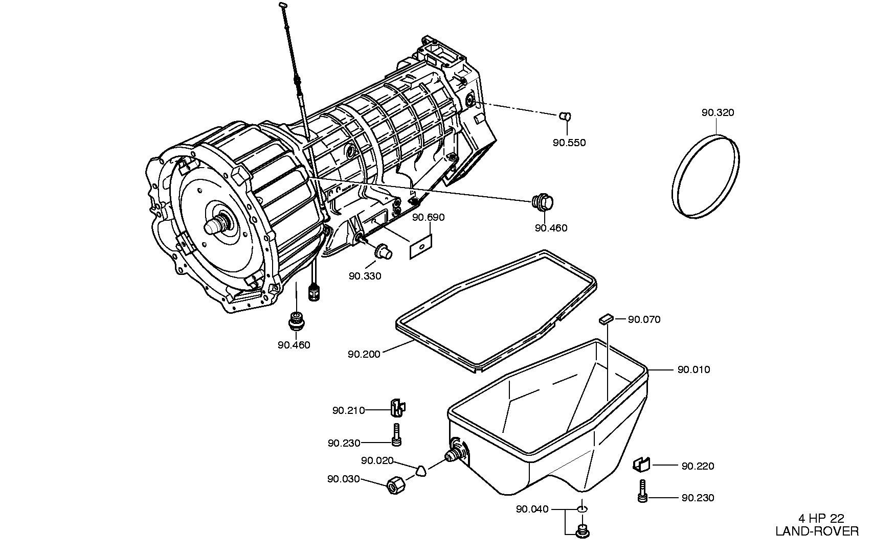 drawing for JAGUAR CARS LTD. STC4099 - SEALING RING (figure 1)