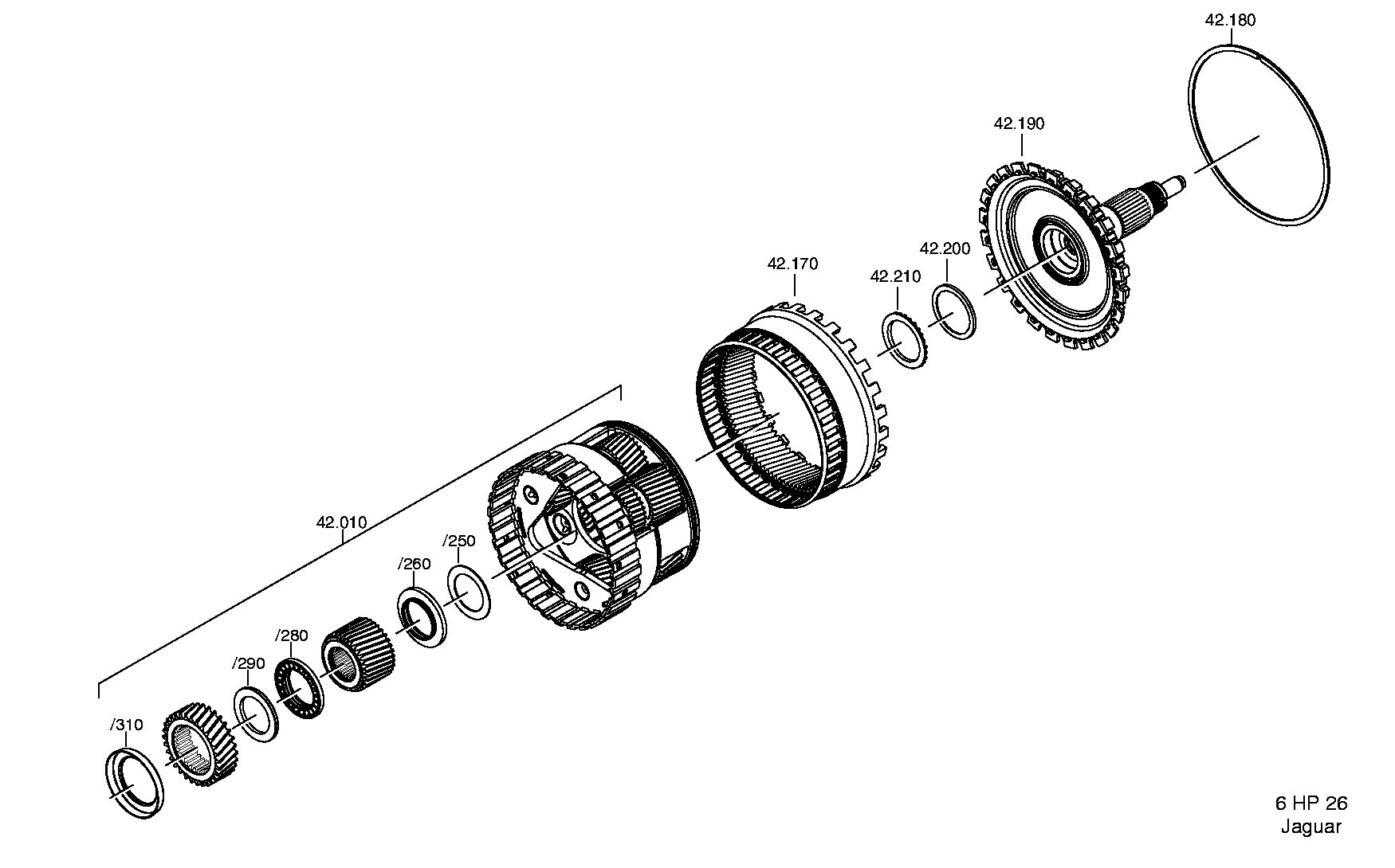 drawing for FORD MOTOR COMPANY 5L7Z 7B442A - O.CLUTCH DISC (figure 1)