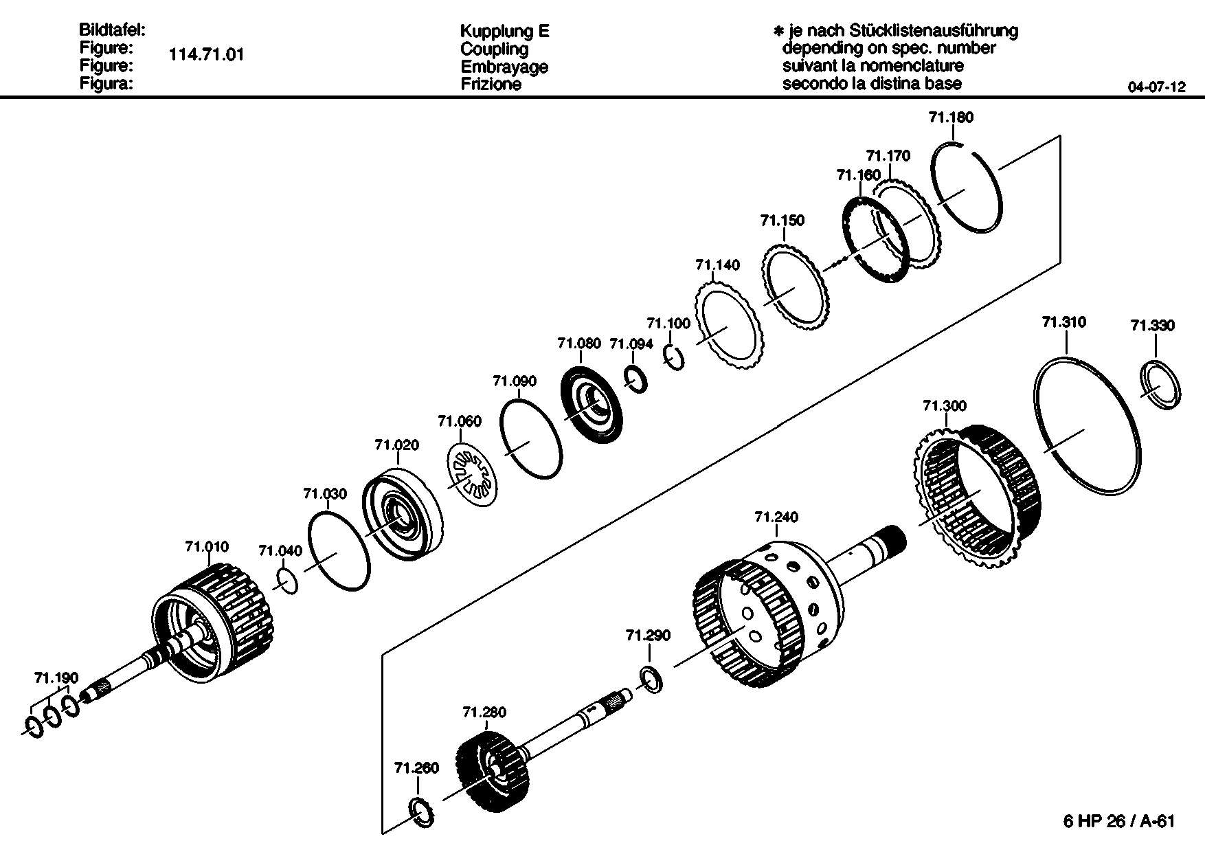 drawing for FORD MOTOR COMPANY 5L7Z 7C122F - SNAP RING (figure 1)